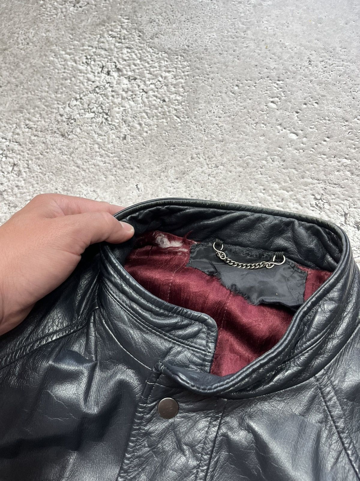 Leather × Vintage Vintage St Michael Leather Bomber Jacket Korea Black Retro Size US XL / EU 56 / 4 - 8 Thumbnail
