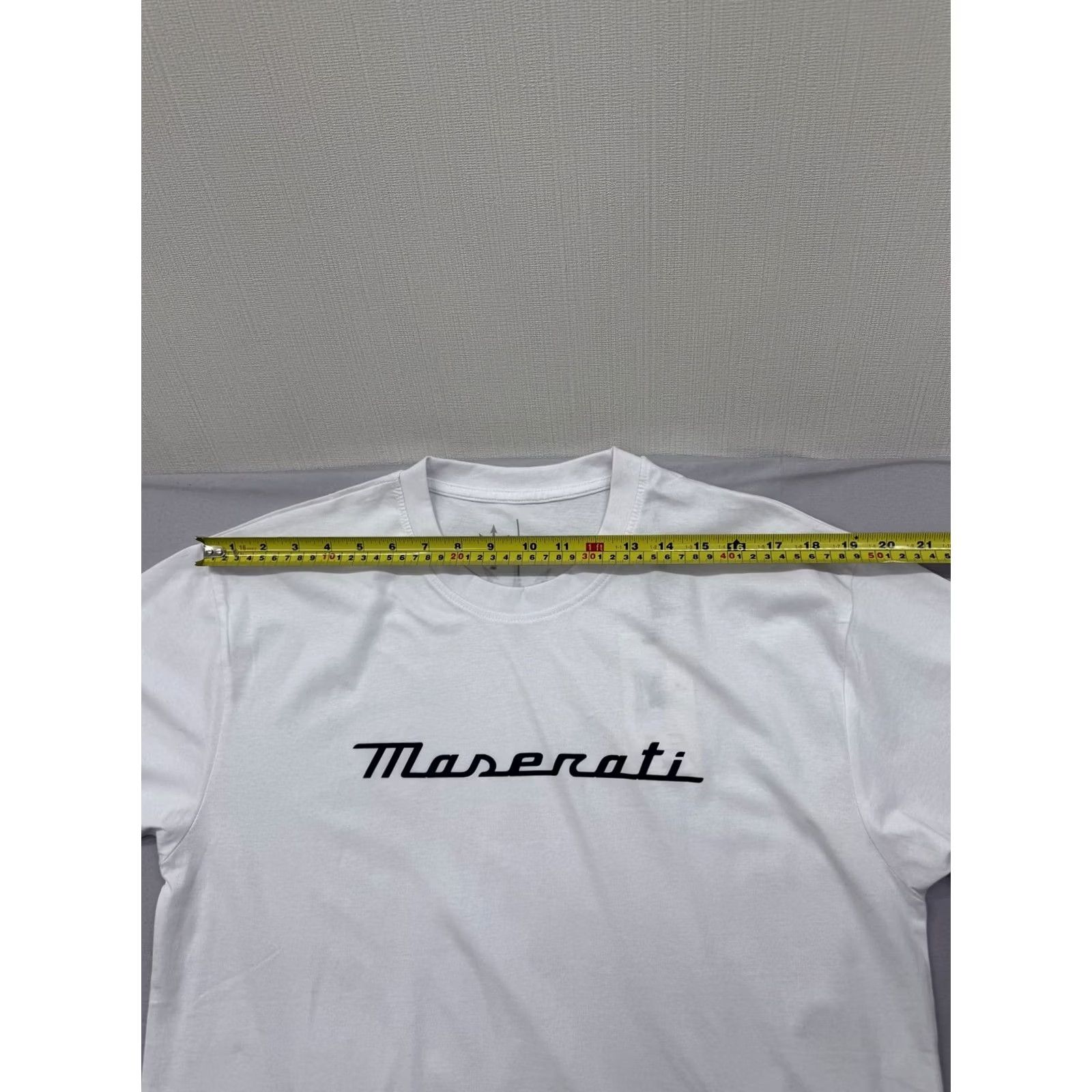 Maserati Maserati White Graphic T-Shirt XL Cotton Crew Neck Mens Size US XL / EU 56 / 4 - 5 Thumbnail