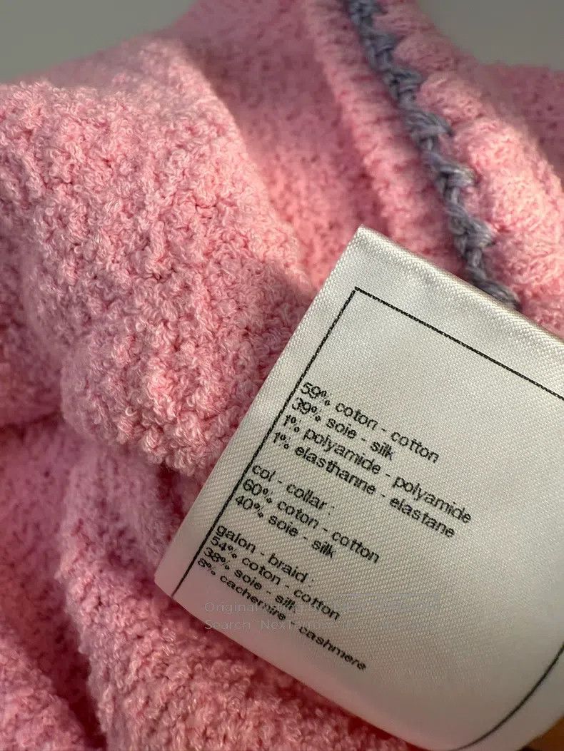 Chanel Chanel 25p pink doll collar cardigan coat Size XXS / US 00 / IT 34 - 8 Thumbnail