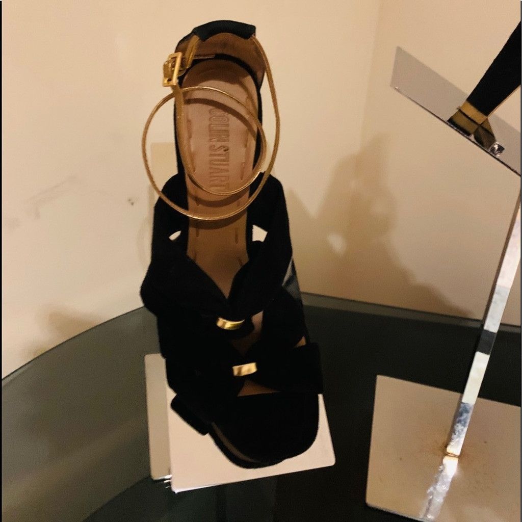 Other 💲💲SALE 💲💲Colin Stuart BN Black Sandals Size 9 Size US 9 / IT 39 - 2 Thumbnail