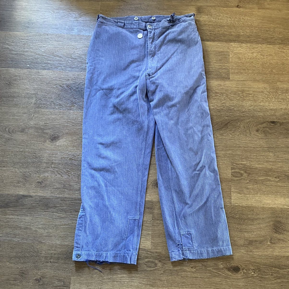 Vintage Vintage Blue Workwear Pants Size US 36 / EU 52 - 1 Thumbnail