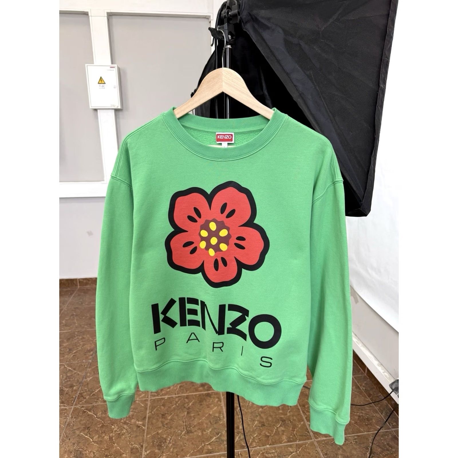 Kenzo Kenzo Paris Sweatshirt L Green Retro Y2K Boke Flower Mens Size US L / EU 52-54 / 3 - 2 Thumbnail