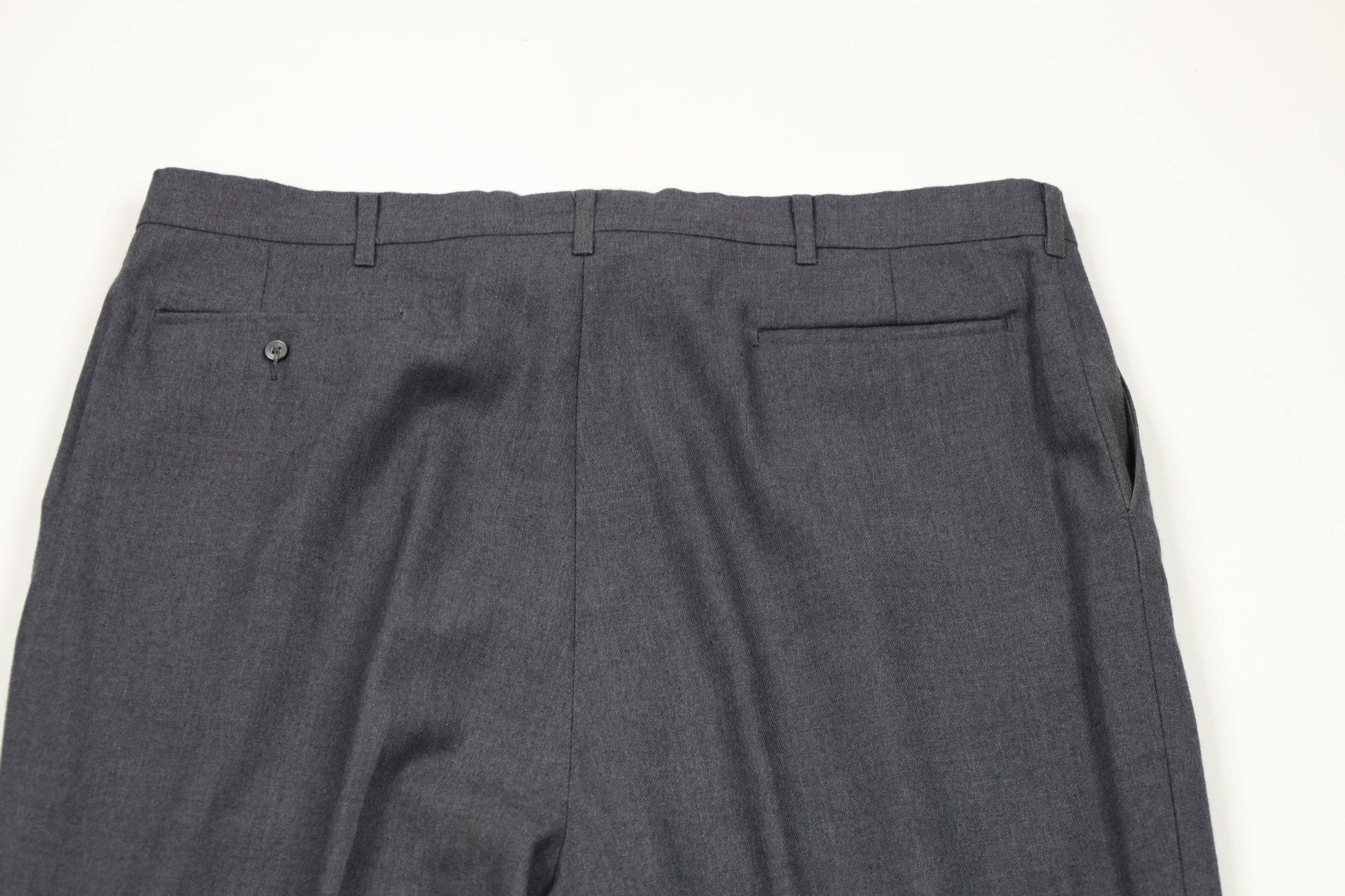 Vintage Vintage 90s Streetwear Worsted Wool Wide Leg Pants USA Size US 38 / EU 54 - 12 Thumbnail