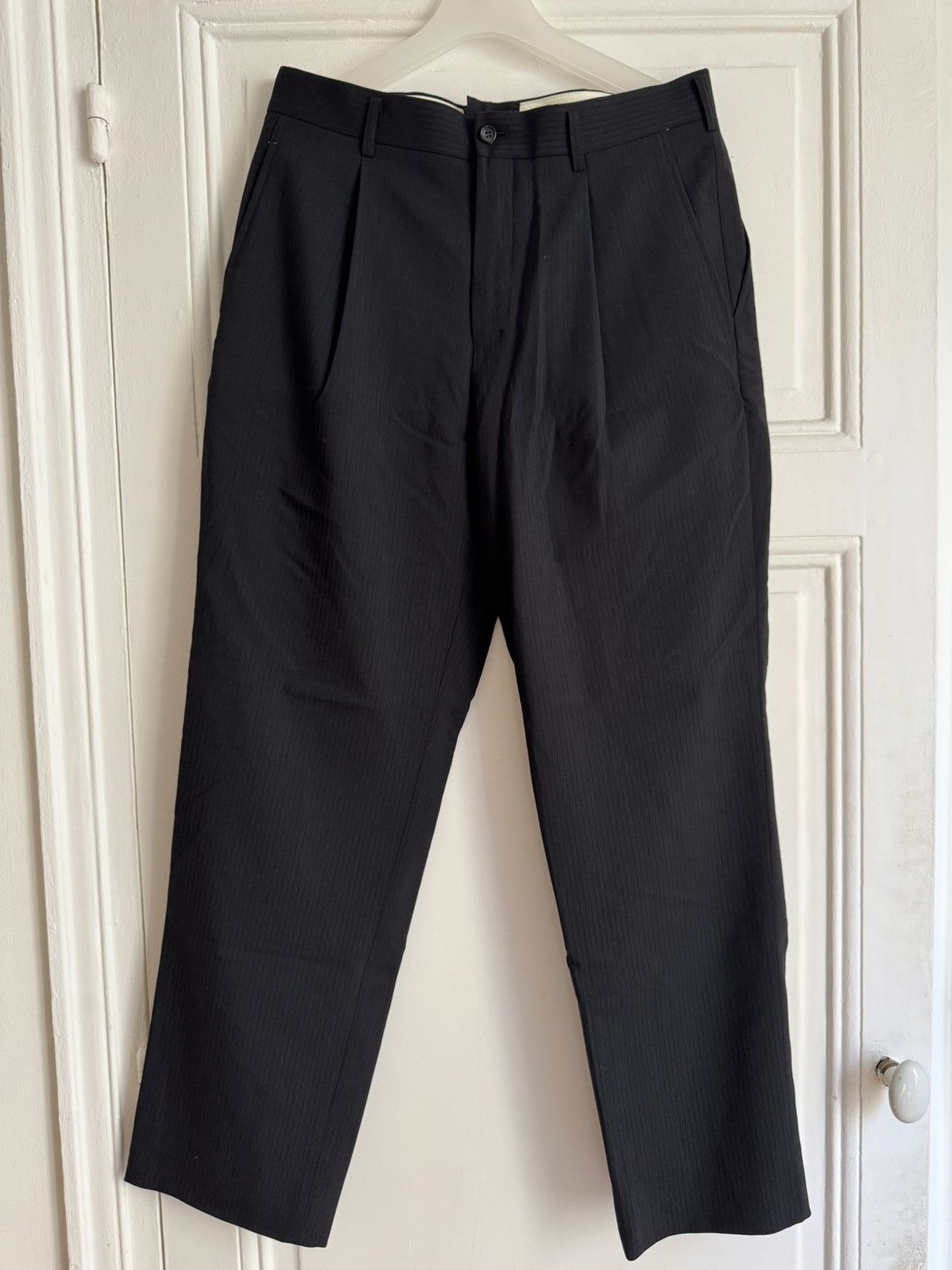 Comme des Garcons Homme Plus Comme des Garcons Homme Plus AD2023 "Double Front" Trousers Size US 32 / EU 48 - 1 Thumbnail