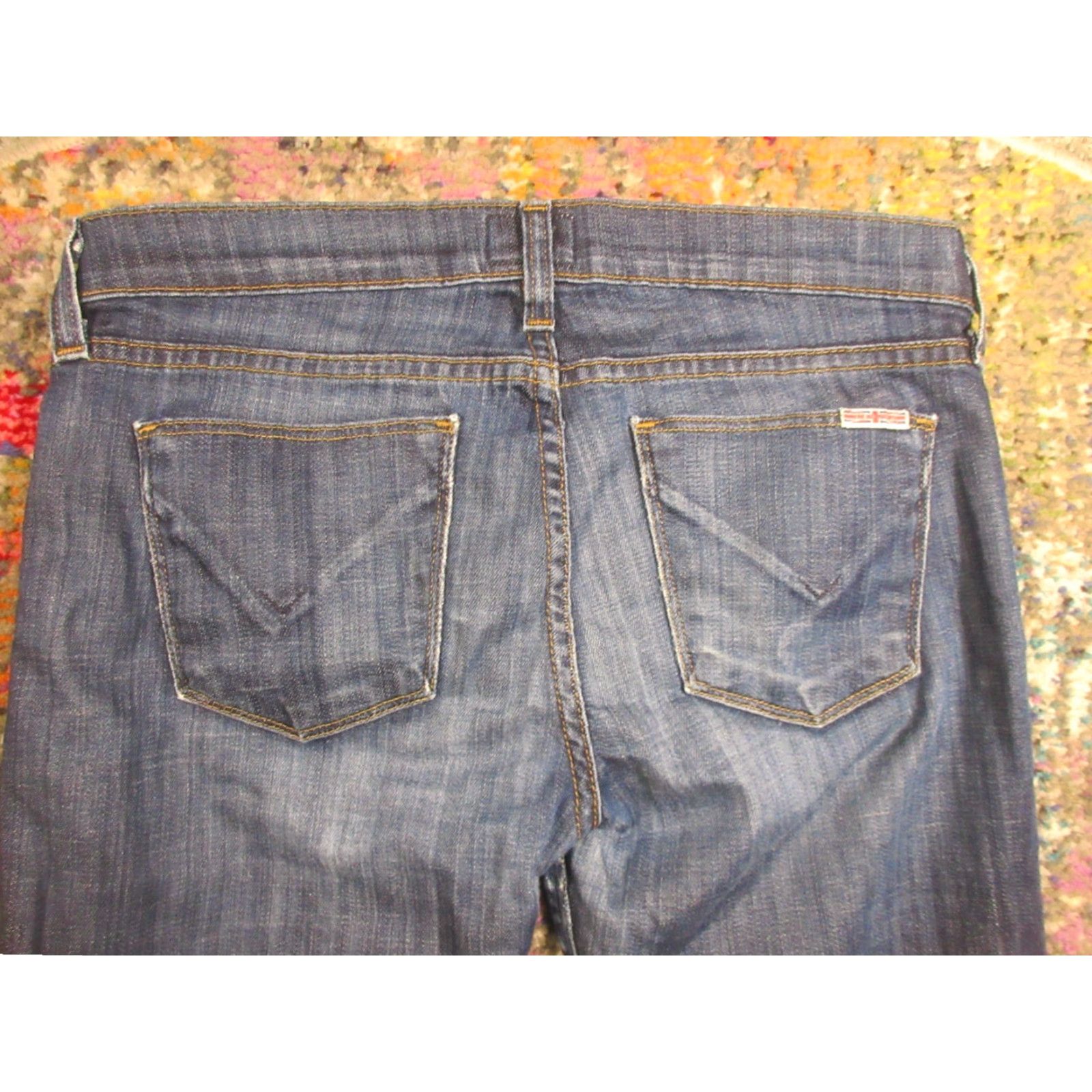 Hudson Hudson Jeans Skinny Slim 5-Pocket Denim Blue Regular Women 30x31 30x30 Distressed Vintage No Knit? Size 30" / US 8 / IT 44 - 3 Thumbnail