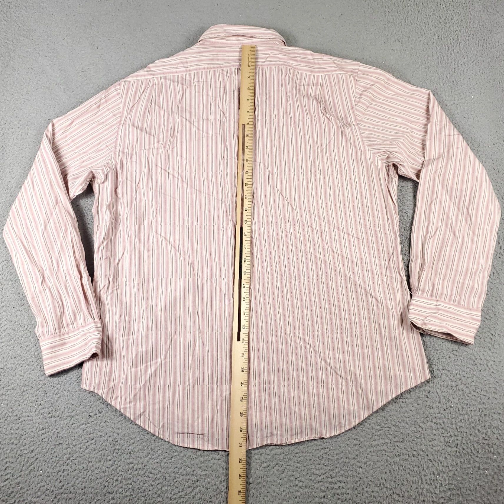 Ralph Lauren Ralph Lauren Button-Up Shirt Mens XL Pink Striped Long Sleeve Classic Size US XL / EU 56 / 4 - 3 Thumbnail