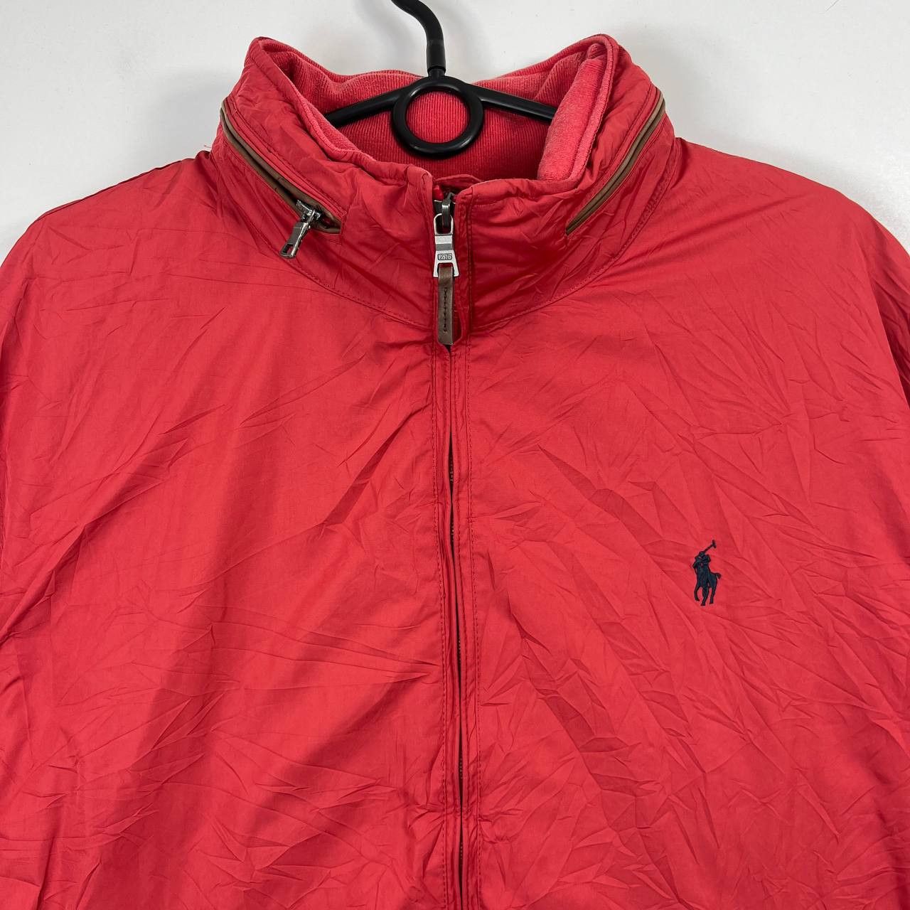 Polo Ralph Lauren Polo Ralph Lauren Mens Red Lightweight Jacket Full Zip Sz L Size US L / EU 52-54 / 3 - 2 Thumbnail