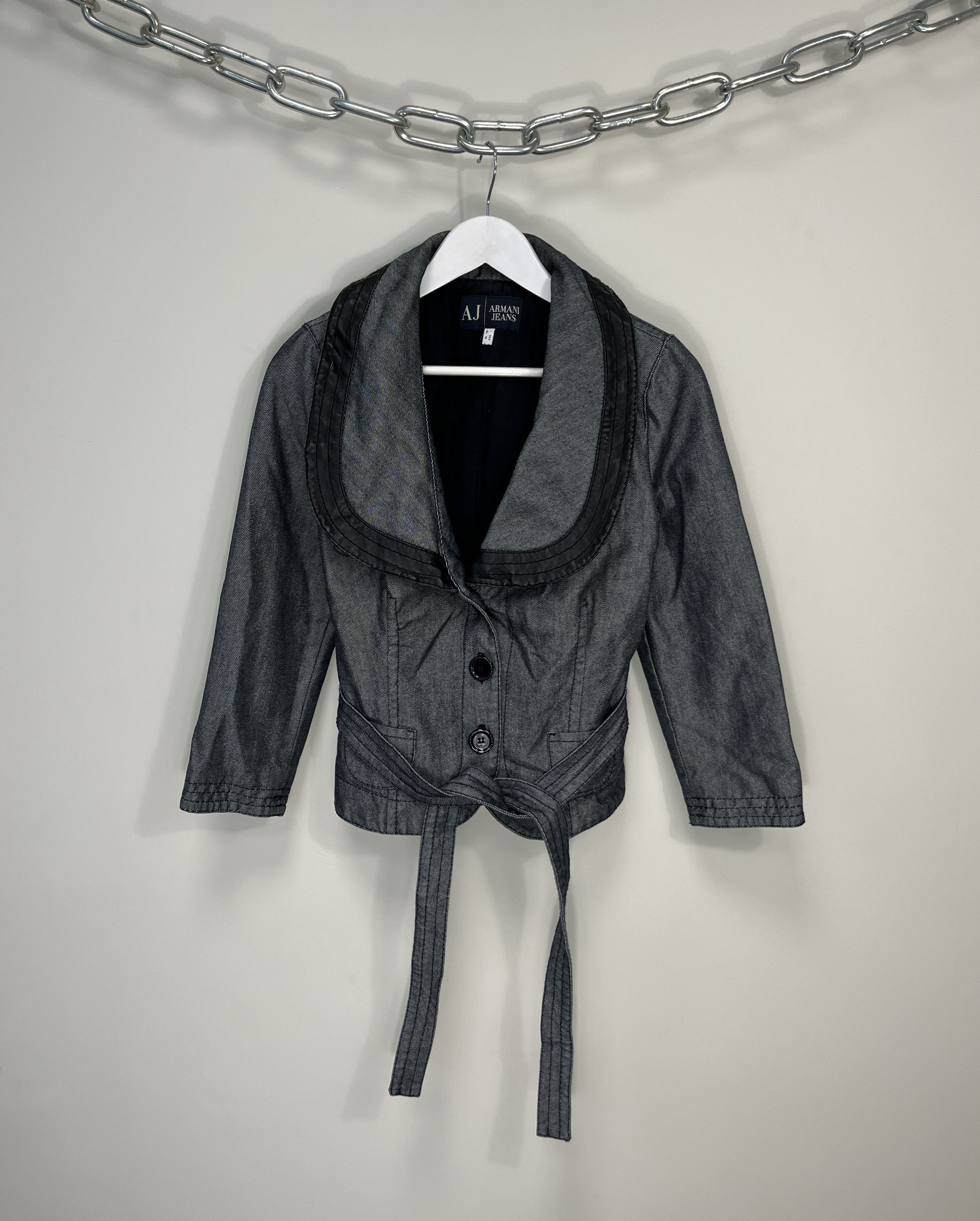Armani Vintage Armani Jeans Avant Garde Archive Blazer Jacket Size L / US 10 / IT 46 - 1 Thumbnail