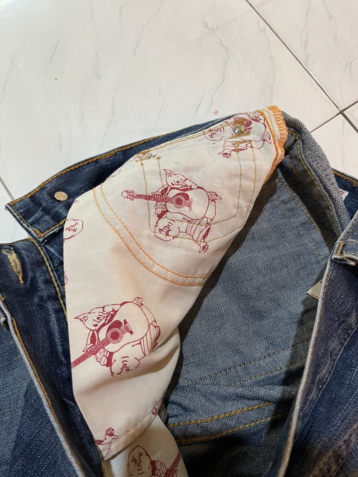True Religion 🔥 True Religion Slim Fit Denim Jeans Size US 29 - 15 Thumbnail