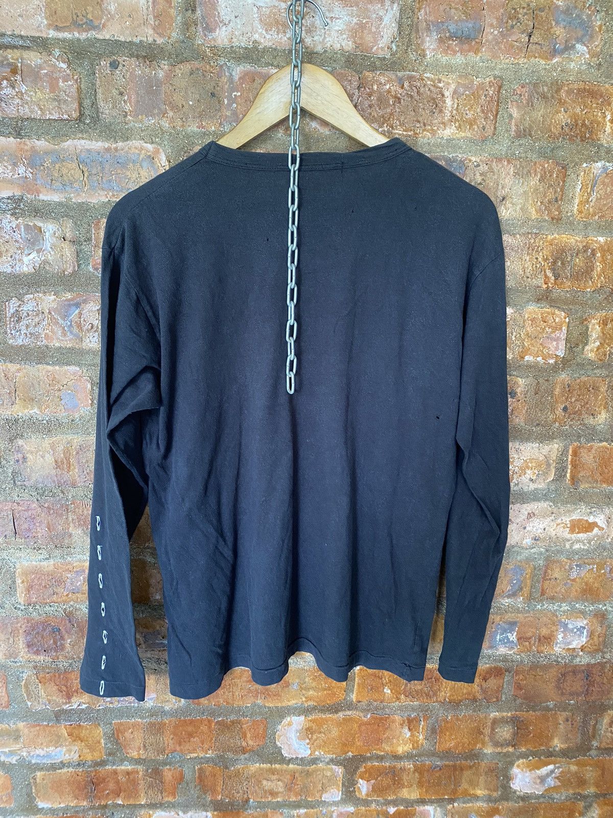 Japanese Brand 1990s MILK BOY spell Out Multi hole button sleeve Size US M / EU 48-50 / 2 - 12 Thumbnail