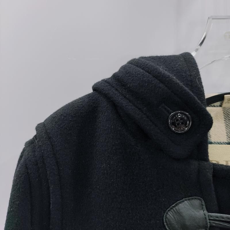 Burberry Burberry Bbr Black Hooded Cowl Button Wool Coat Size S / US 4 / IT 40 - 3 Thumbnail