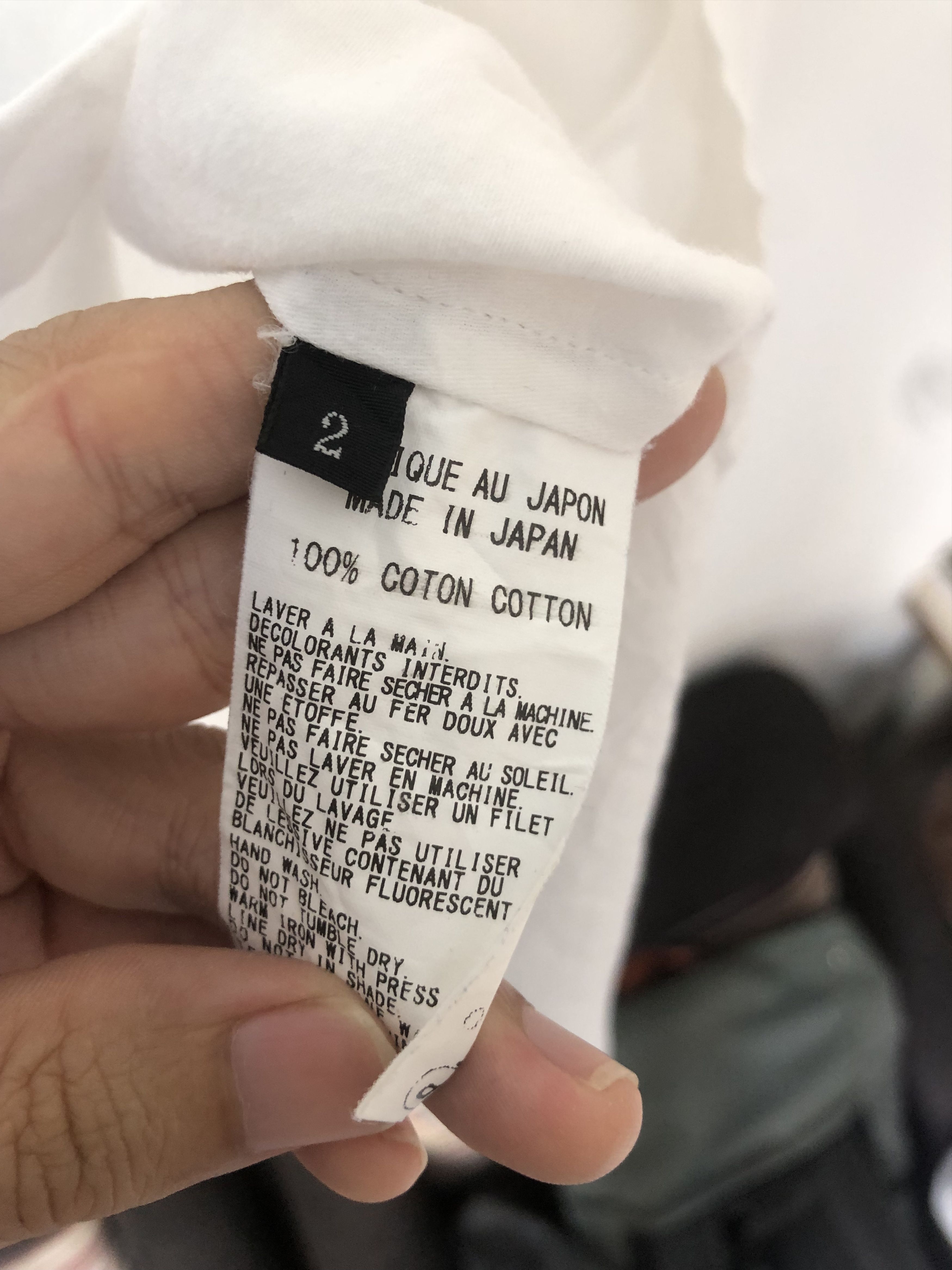 Y's linen-liked white shirt Size S / US 4 / IT 40 - 4 Thumbnail