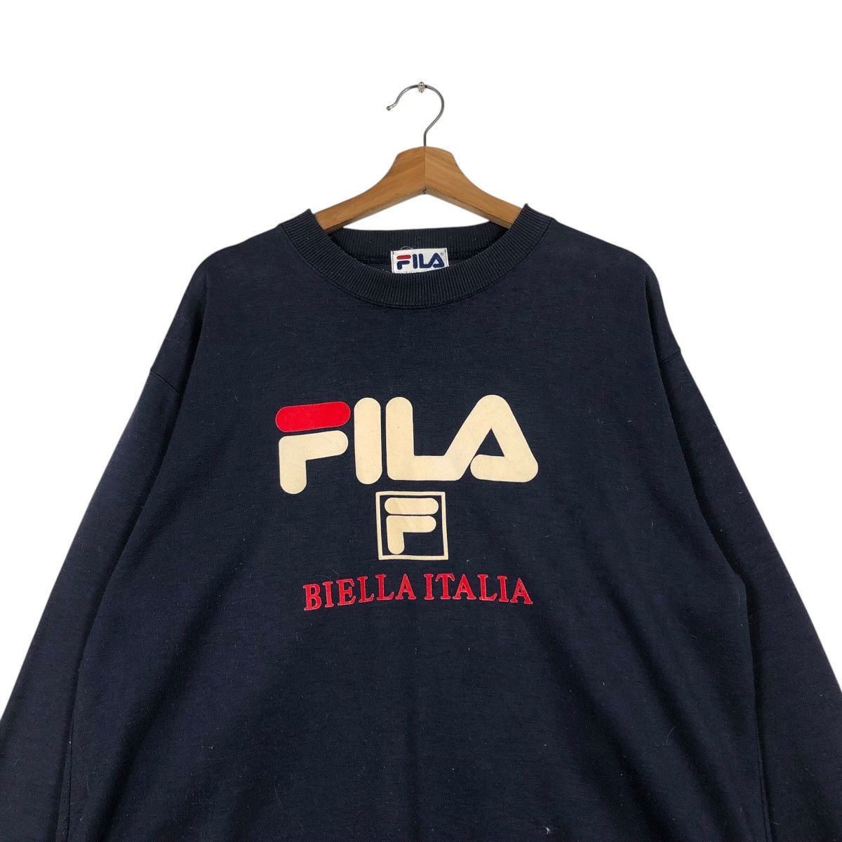 Fila × Japanese Brand 📌Vintage Sweatshirt Fila Big Logo Spell Out Design Size US M / EU 48-50 / 2 - 4 Thumbnail