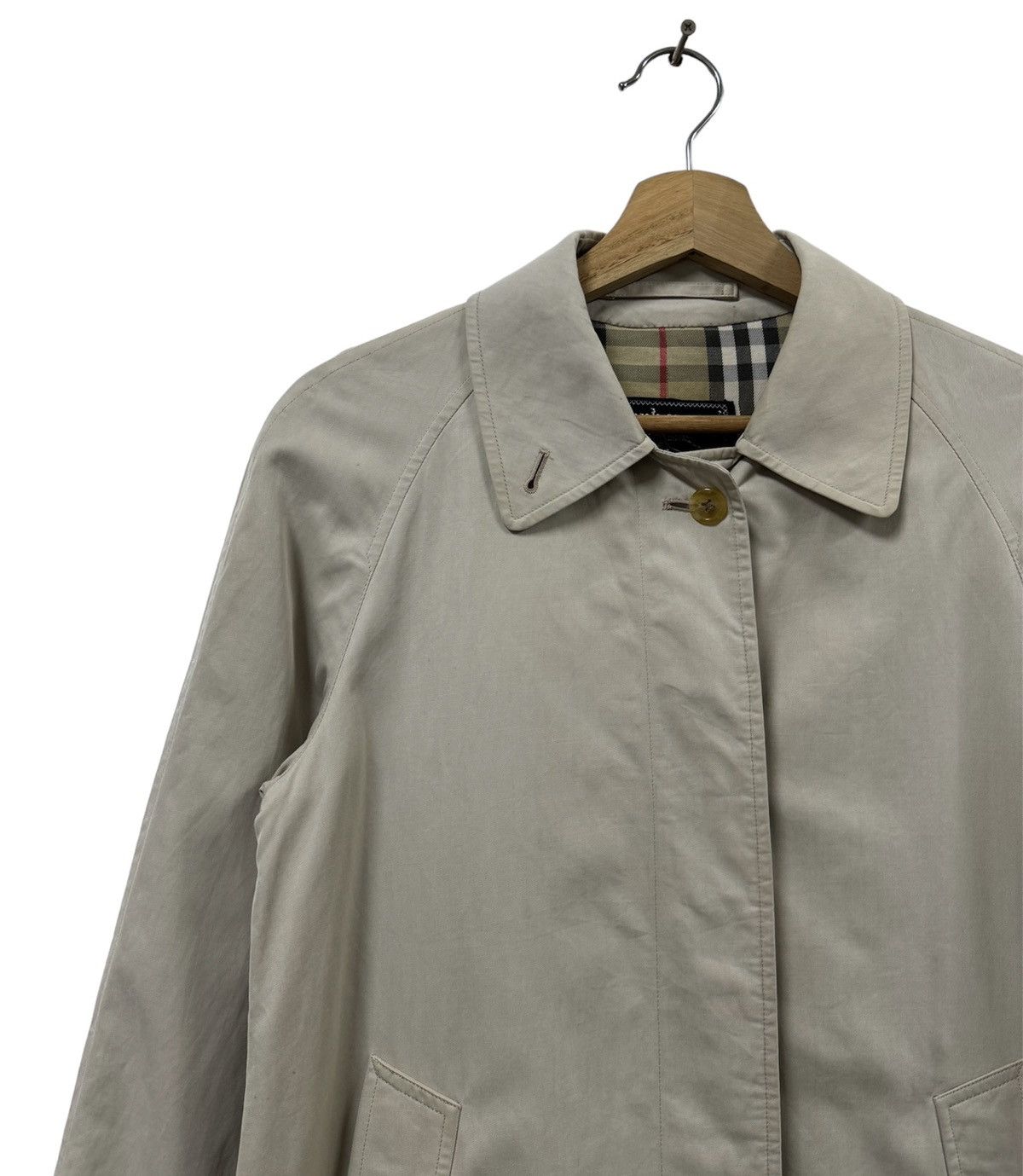 Vtg🔥Burberrys Prorsum Trench coat Novacheck Made in England