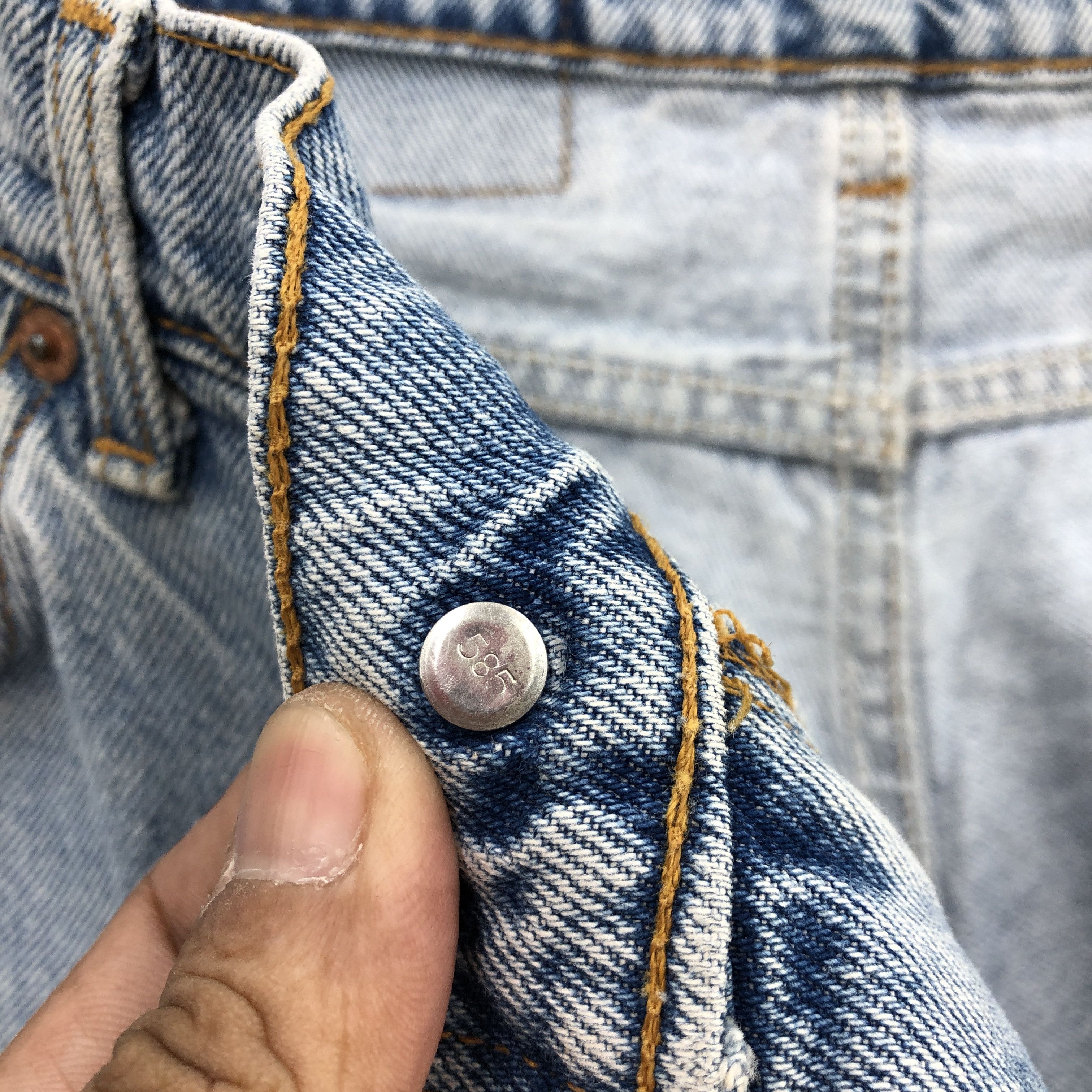 Levi's Vintage Levis Sun Faded Jeans Levi's Light Wash Denim Pants Size US 36 / EU 52 - 9 Thumbnail