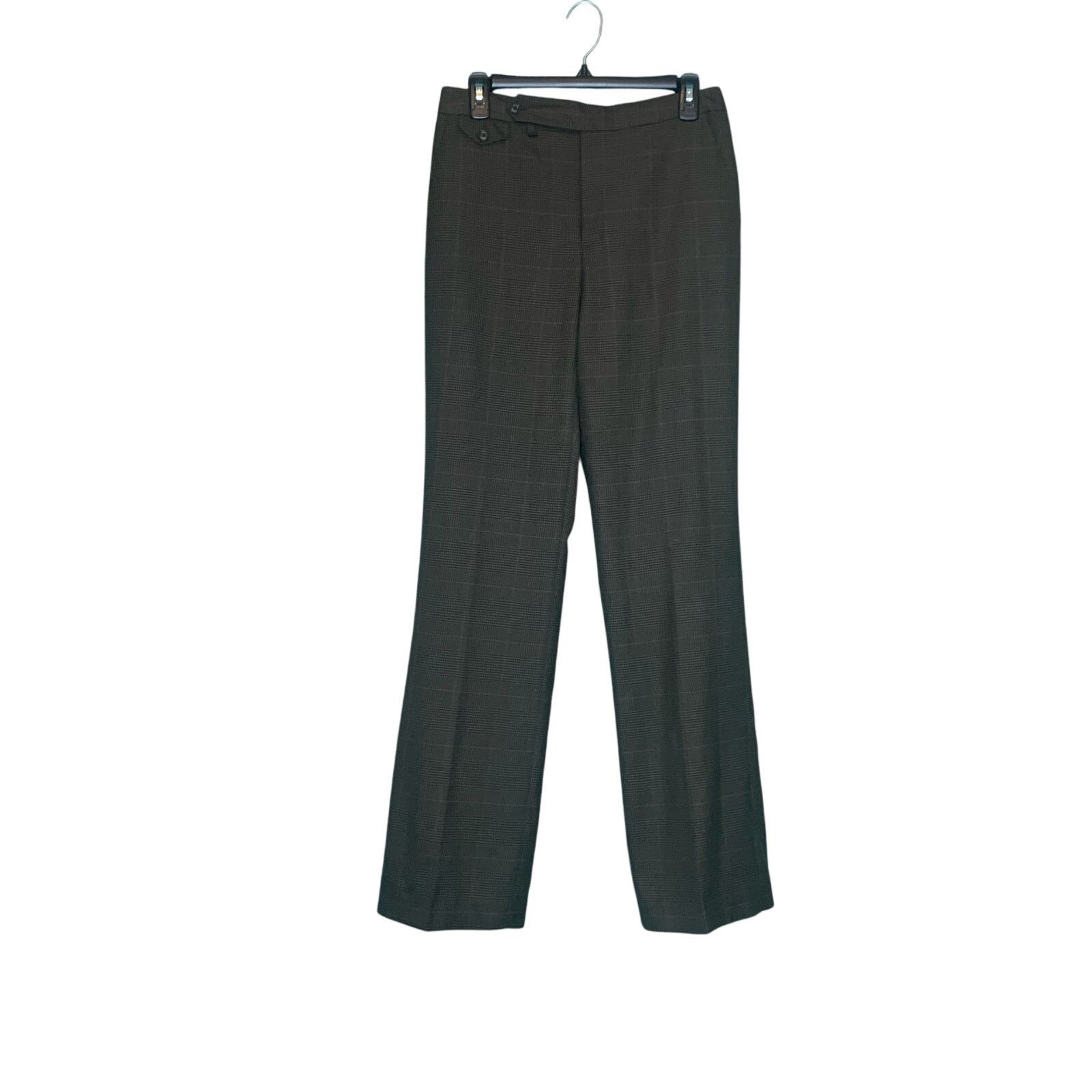 Chaps Chaps green plaid wool straight legs vintage pants size 4 Size 27" / US 4 / IT 40 - 8 Thumbnail
