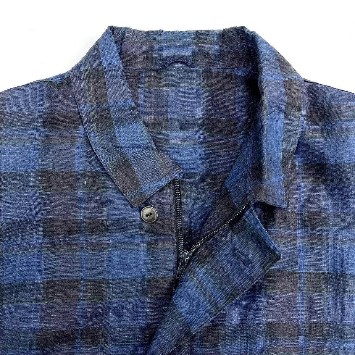 Givenchy 90s Vintage Givenchy Plaid Work Jacket Italian Designer Size US L / EU 52-54 / 3 - 5 Thumbnail