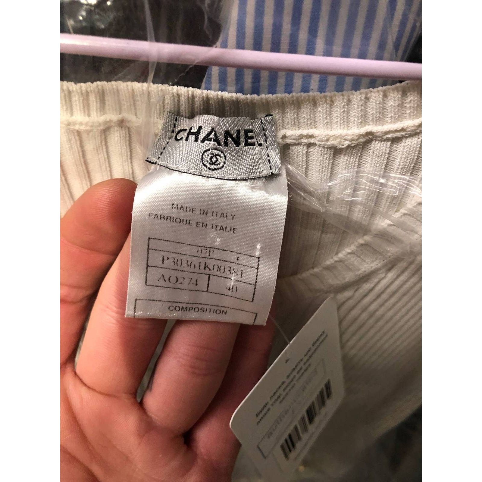 Chanel Chanel White Viscose Blend Dress - Size FR40 (Runs Small) Size M / US 6-8 / IT 42-44 - 5 Thumbnail