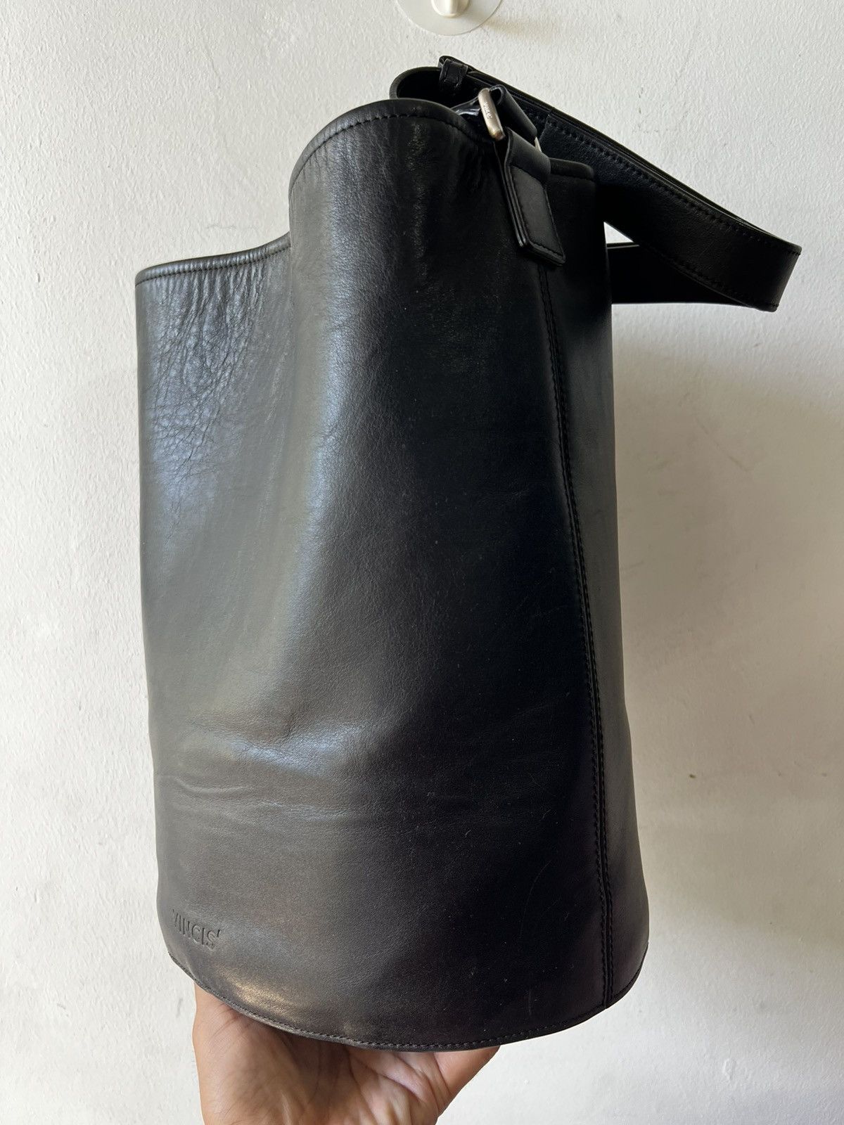 Leather Vincis’ x Kong Hyo Jin Black Leather Bag AW16 Collection Size ONE SIZE - 4 Thumbnail