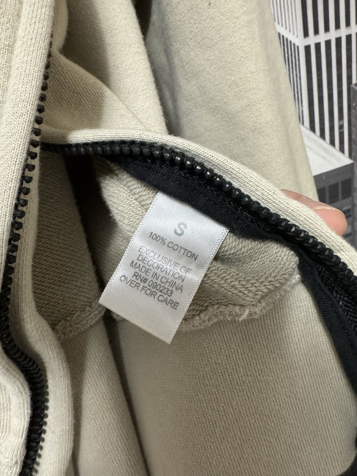 Fear of God 💥OG FOG Fear of God Essentials ZIP Sweater SZ Small Cream Size US S / EU 44-46 / 1 - 7 Thumbnail
