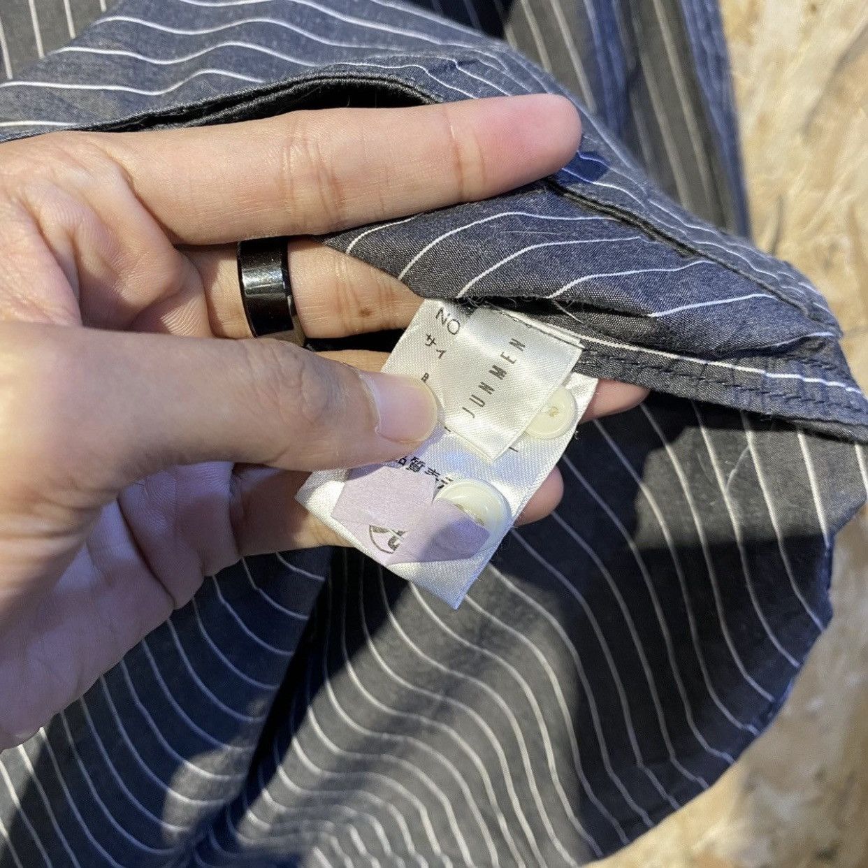 Japanese Brand × Jun Takahashi × Vintage Vintage Jun Men X Benson Button Ups Size US L / EU 52-54 / 3 - 9 Thumbnail