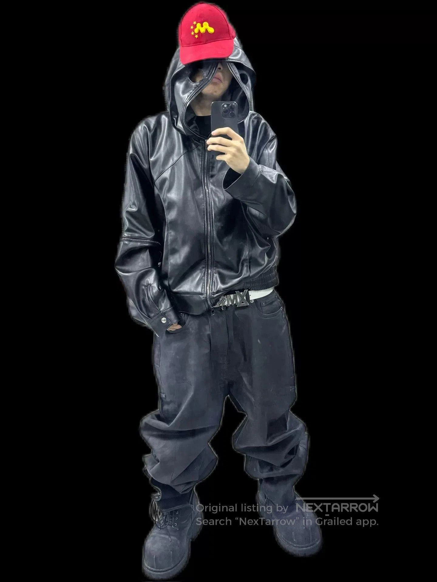 Mowalola Mowalola Leather Mask Jacket. Size US L / EU 52-54 / 3 - 7 Thumbnail