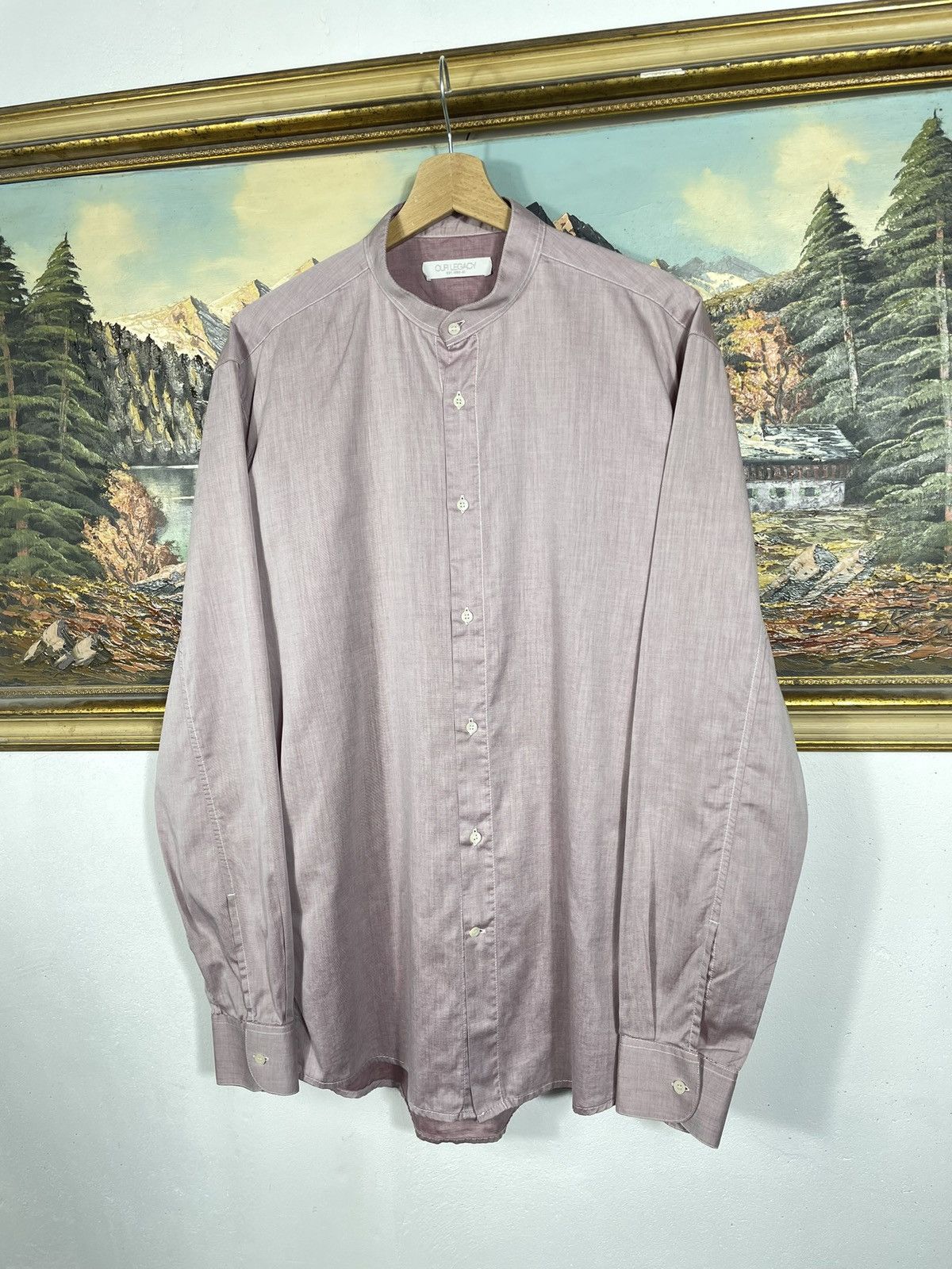 Our Legacy Our Legacy Pink Button Ups Shirt Old Money Luxury Premium Size US L / EU 52-54 / 3 - 3 Thumbnail