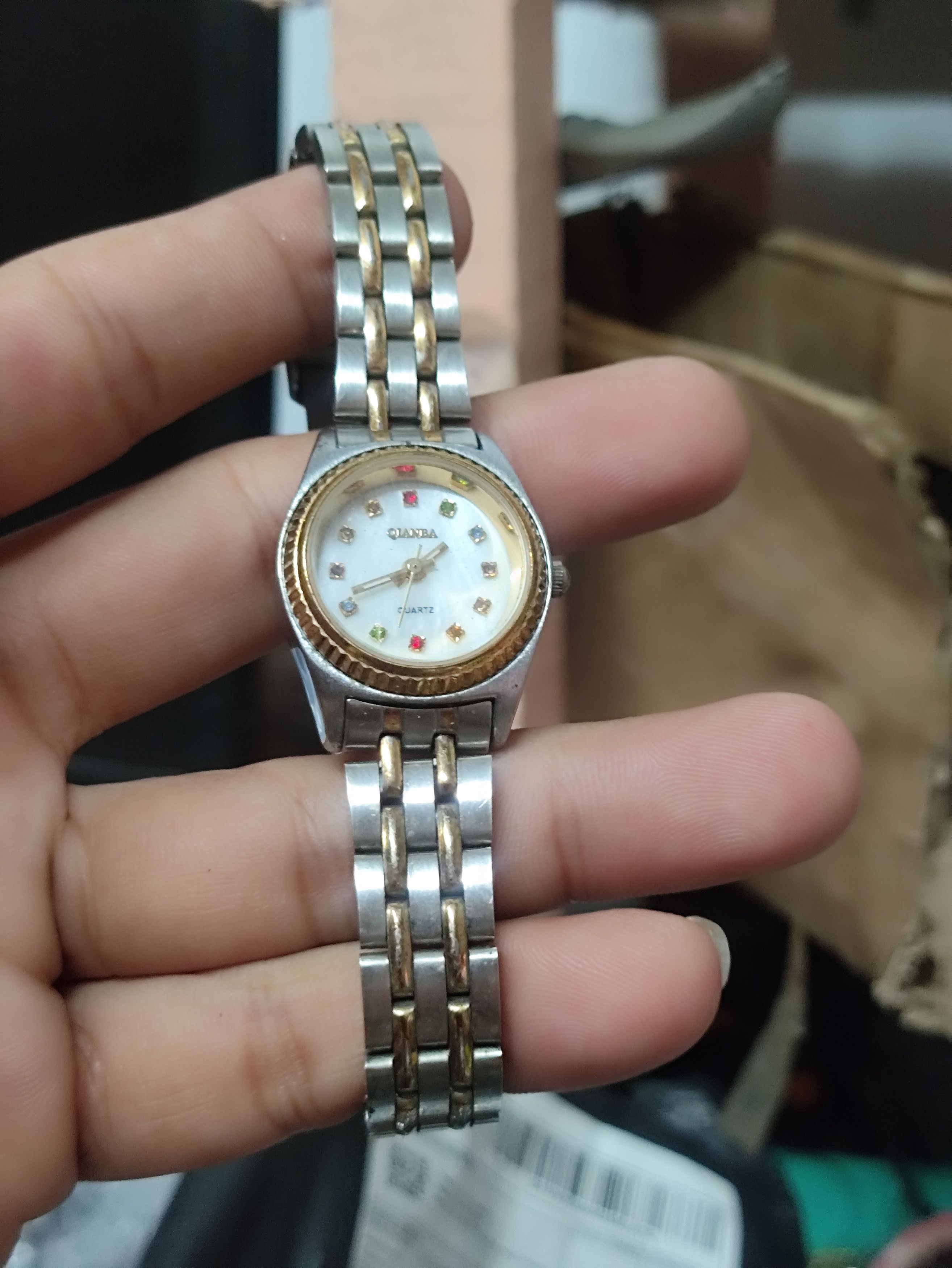 Japanese Brand VINTAGE "QIANBA" WATCH (NO. 8079L). LADIES WATCH Size ONE SIZE - 7 Thumbnail