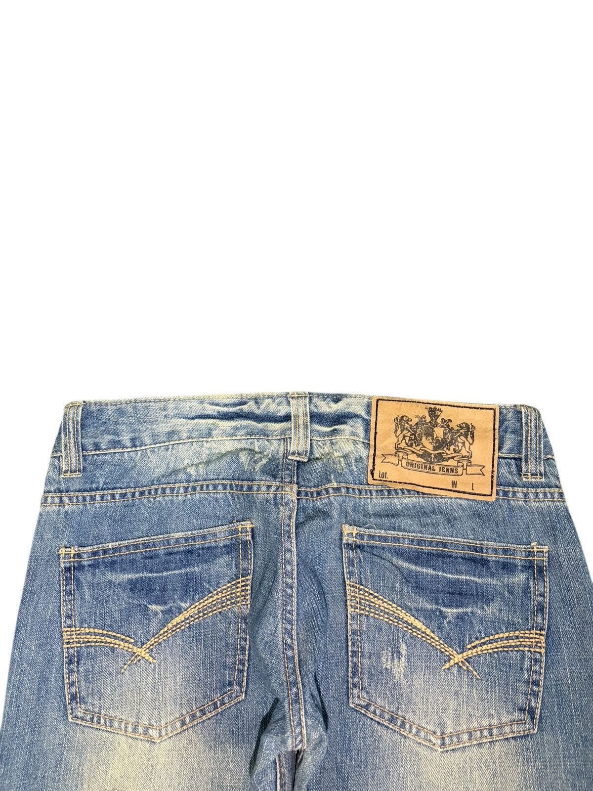 Edwin Vintage Japanese Brand Rusty Wash Distressed Jeans Size 29" - 4 Thumbnail