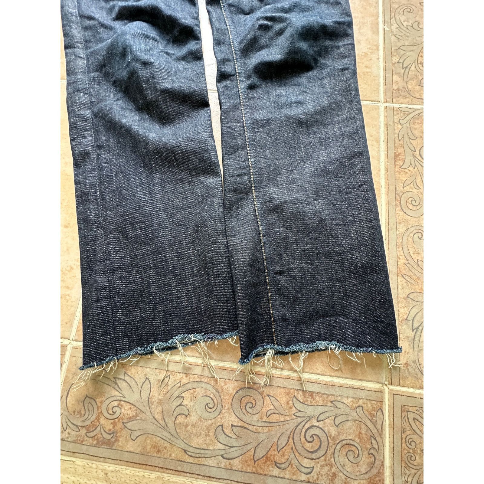 Acne Studios Acne Studios Ace Raw Gothic Jeans Men 31x28 open leg cut off Size US 31 - 7 Thumbnail