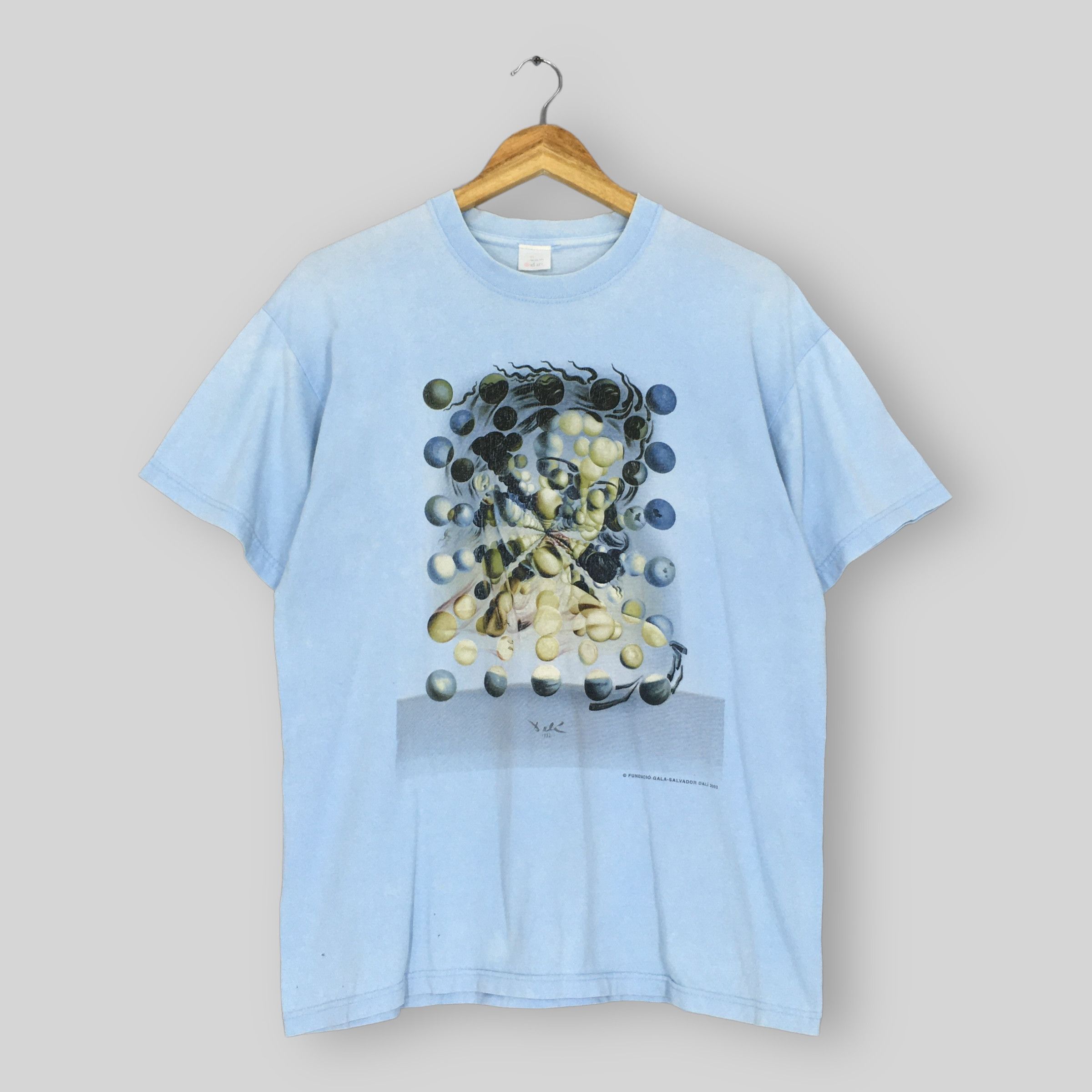 Vintage RARE Vintage Fundació Gala-Salvador Dali Art T Shirt Medium Size US M / EU 48-50 / 2 - 1 Thumbnail
