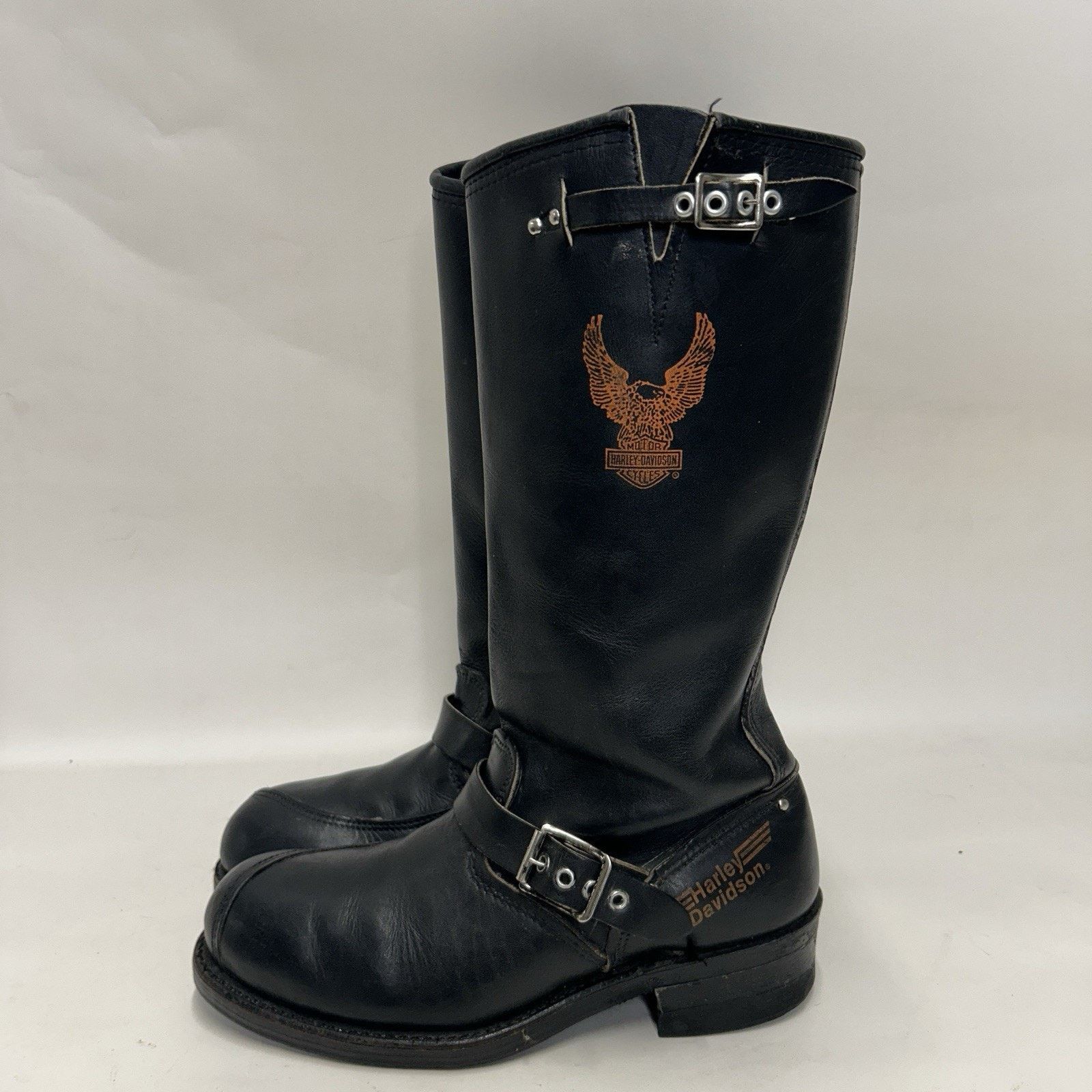 Harley Davidson Vintage Harley Davidson Motorcycle Engineer Boots “Black” Size US 9 / EU 42 - 6 Thumbnail