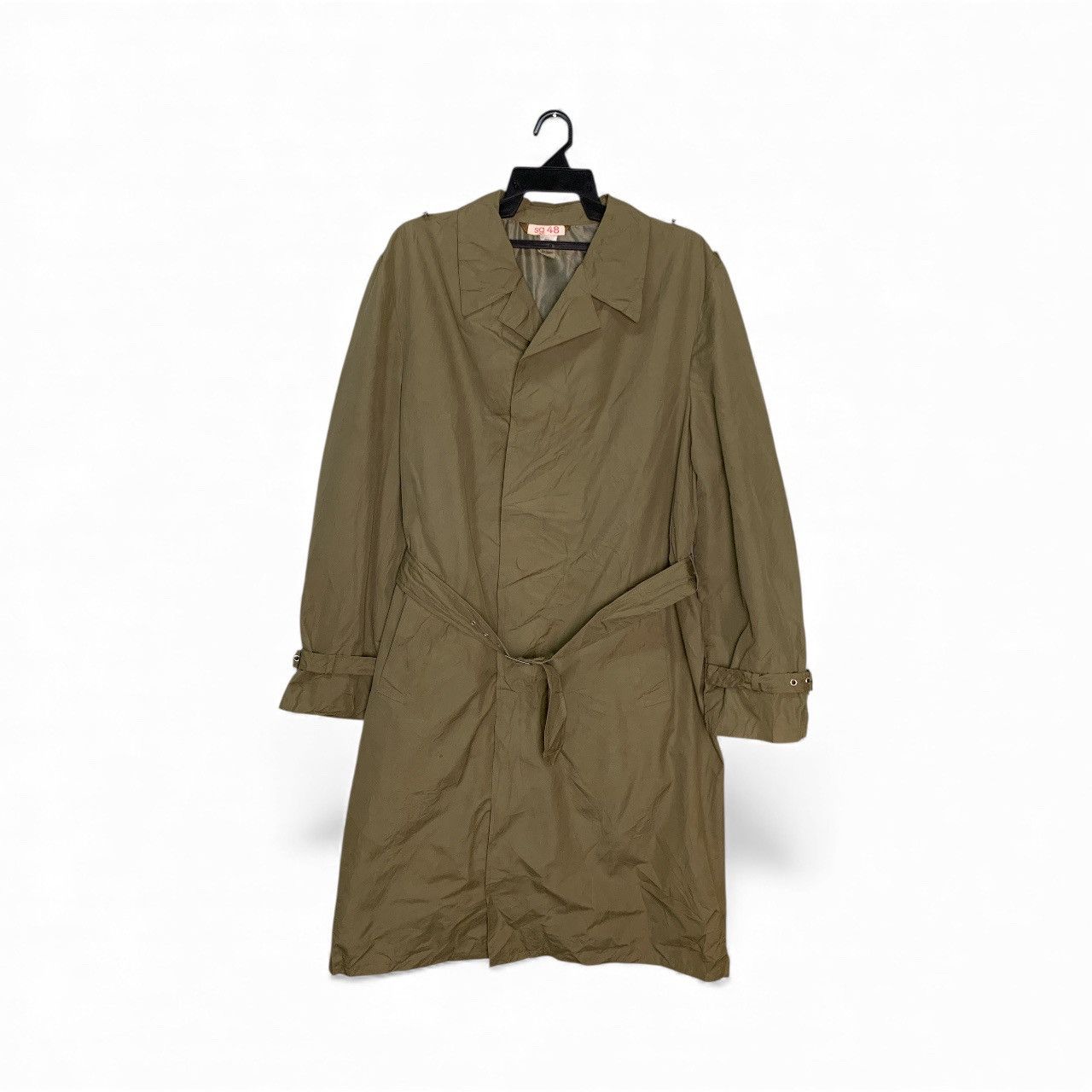 Vintage Rare Design Vintage Germany Military Trench Coat Size US M / EU 48-50 / 2 - 1 Thumbnail