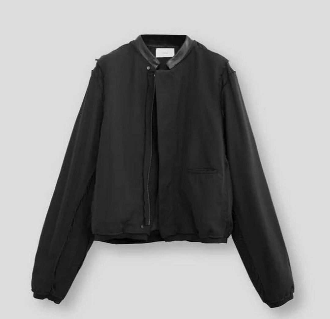 EVA DISTRESSED BOMBER IN STEEL BLACK – VUJA DÉ