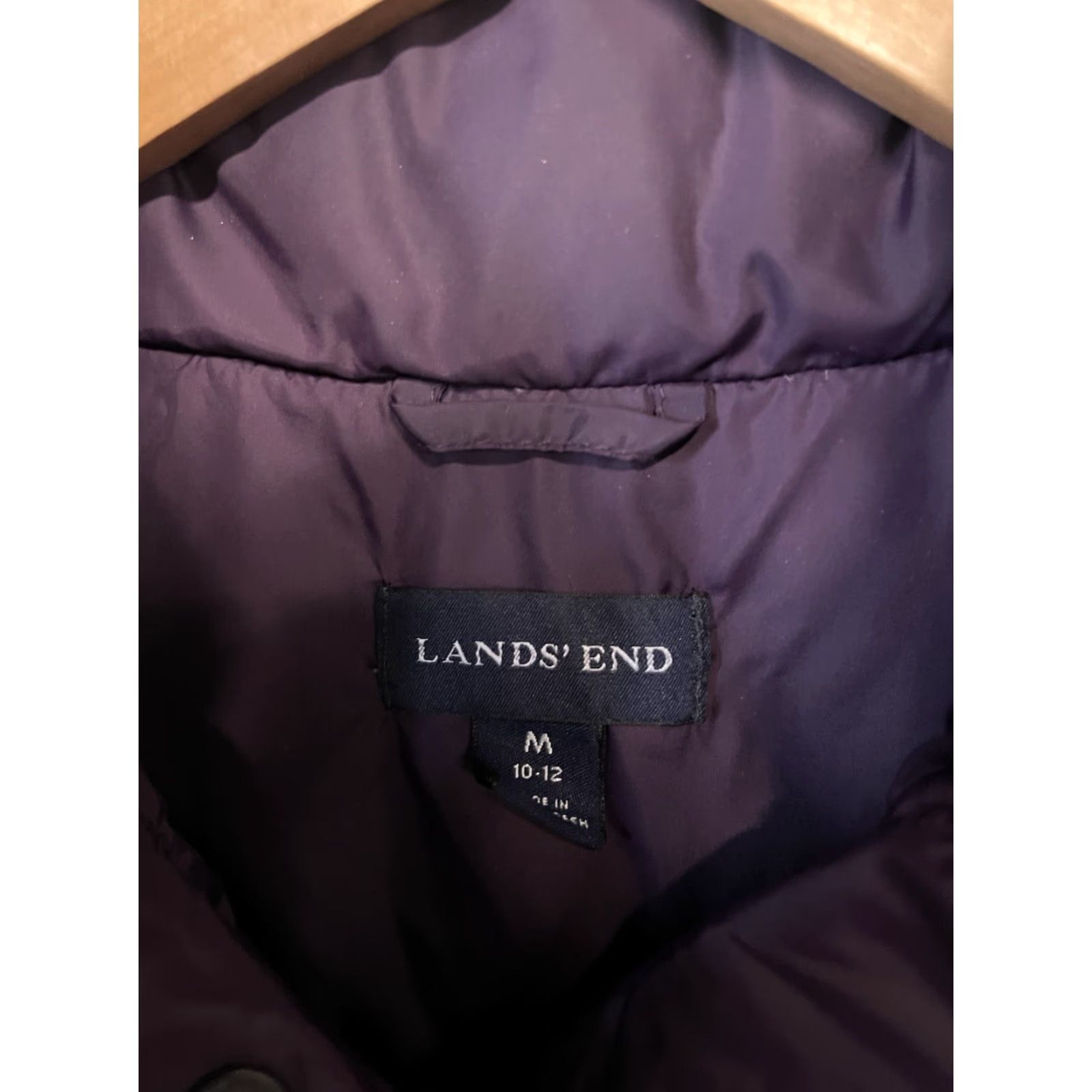 Lands' End Lands' End Womens Purple Quilted Puffer Vest Full Zip Size M Medium Jacket Coat Womens Quilted Puffer Vest Full Zip Purple Lands' End M Size M / US 6-8 / IT 42-44 - 3 Thumbnail