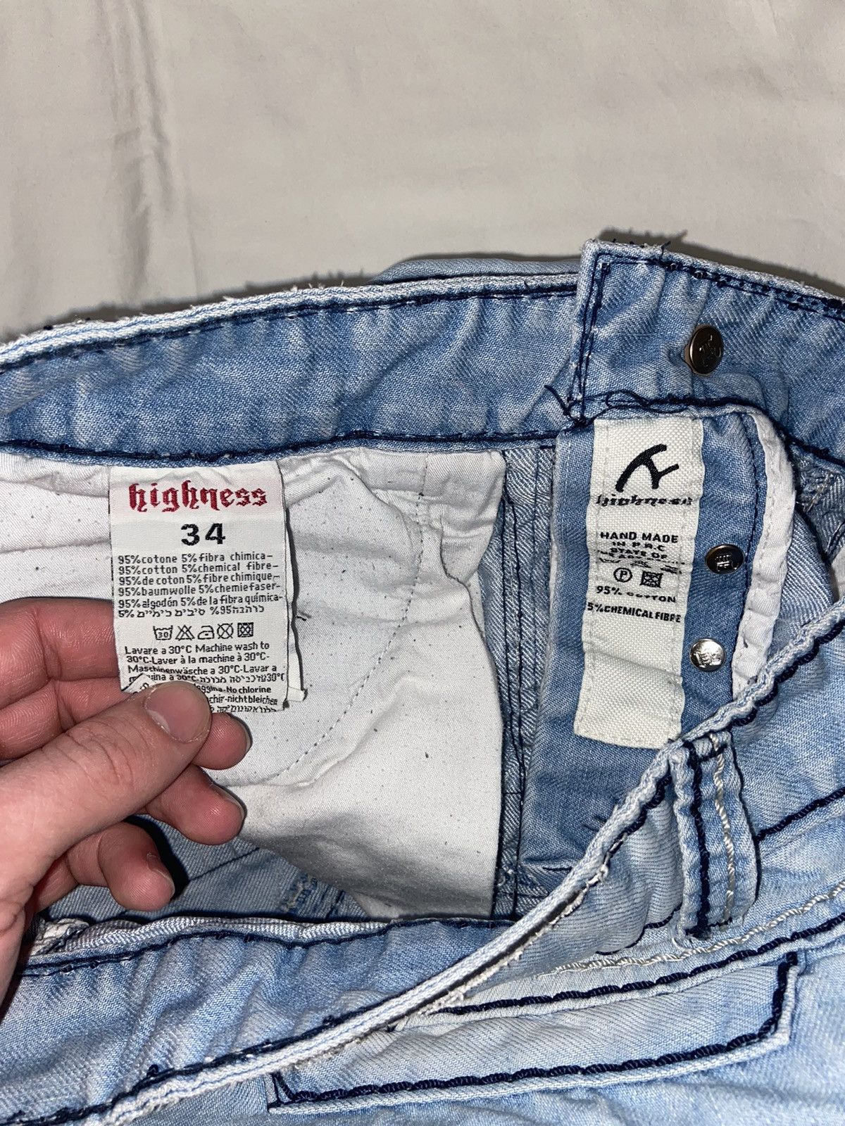 Affliction Vintage Highness Y2K Jeans Affliction Denim Pants Japanese Size US 32 / EU 48 - 16 Thumbnail