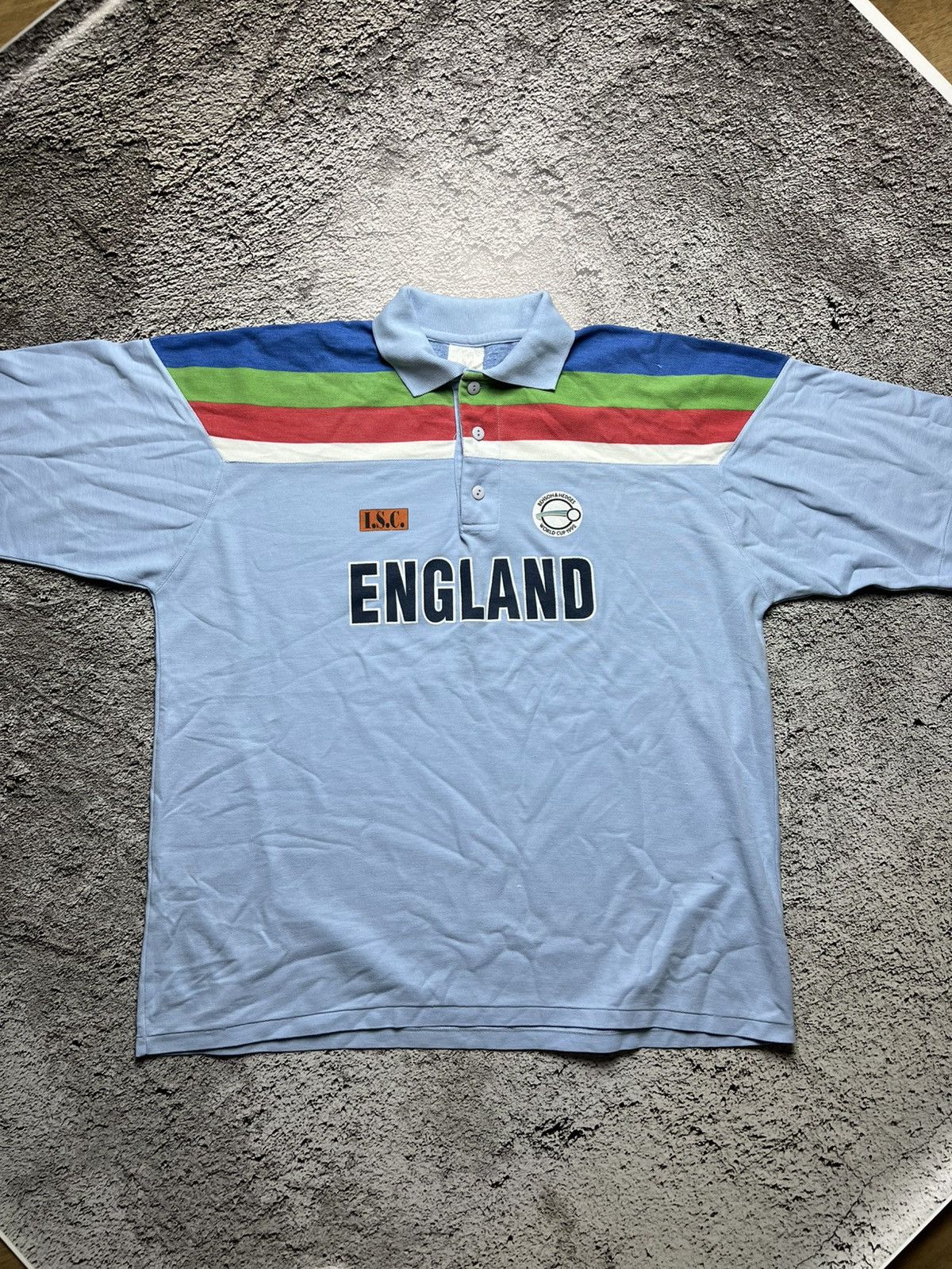 Other 1992 ‼️England Cricket world cup ISC benson & hedges jersey Size US XXL / EU 58 / 5 - 2 Thumbnail