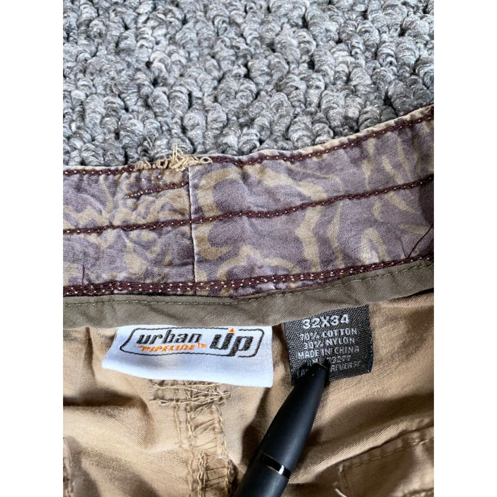 Vintage Vintage Men's Cargo Convertible Pants Shorts 30 x 30 Beige Y2K Hipster Punk Casual Size US 32 / EU 48 - 3 Thumbnail