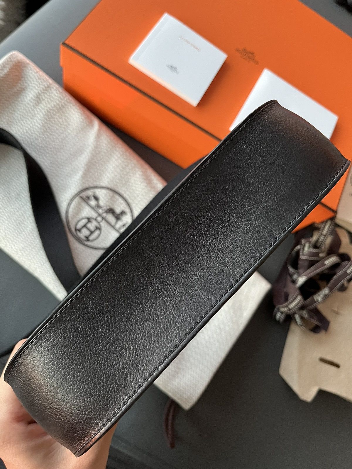 Hermes RARE Brand New Mini Jypsiere Bag Evergrain Full Set Size ONE SIZE - 6 Thumbnail