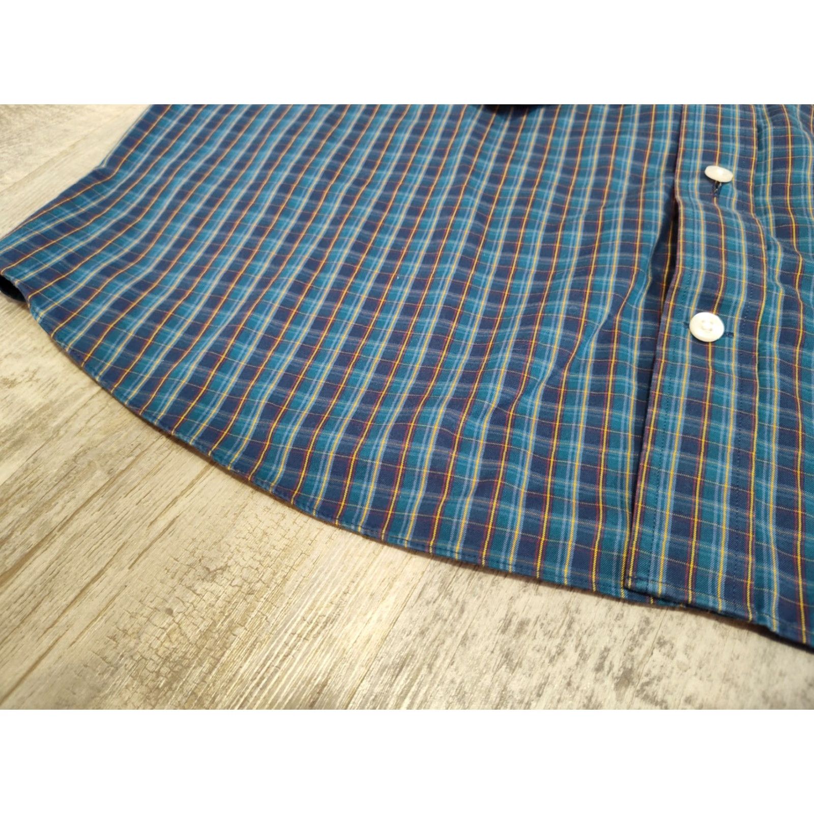 CO DULUTH TRADING CO Mens XLT Button Down Plaid Blue Shirt Wrinkle Fighter Casual Outdoor Size US XL / EU 56 / 4 - 2 Thumbnail