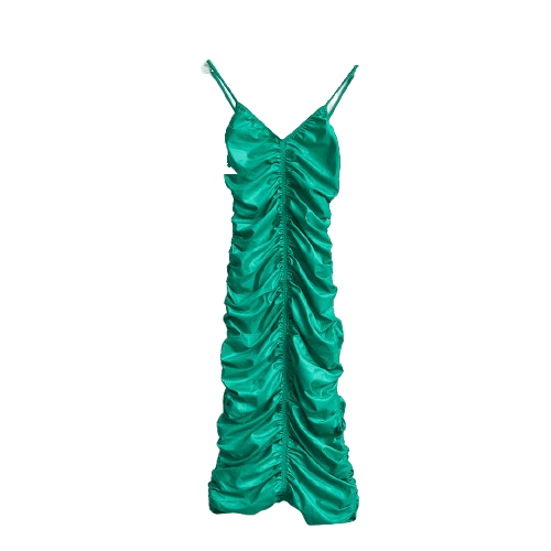 Alexander Wang Poison Ivy Ruched Cami Slip Dress Size S / US 4 / IT 40 - 1 Thumbnail