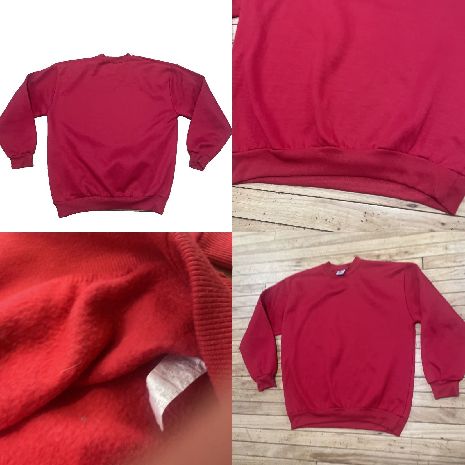 Vintage VINTAGE HILL Sweater Men XL Red Classic 90s 80s Retro Made USA Christmas Pullover Knit Crew Neck Size US XL / EU 56 / 4 - 9 Thumbnail