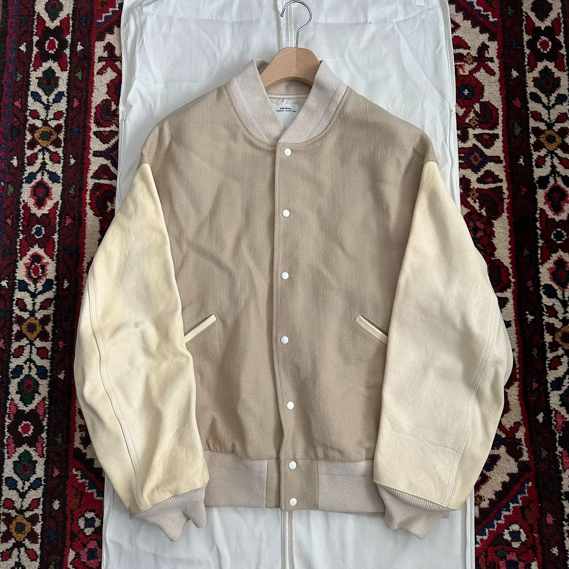 Visvim VISVIM VARSITY SB JKT (WOOL) | Grailed