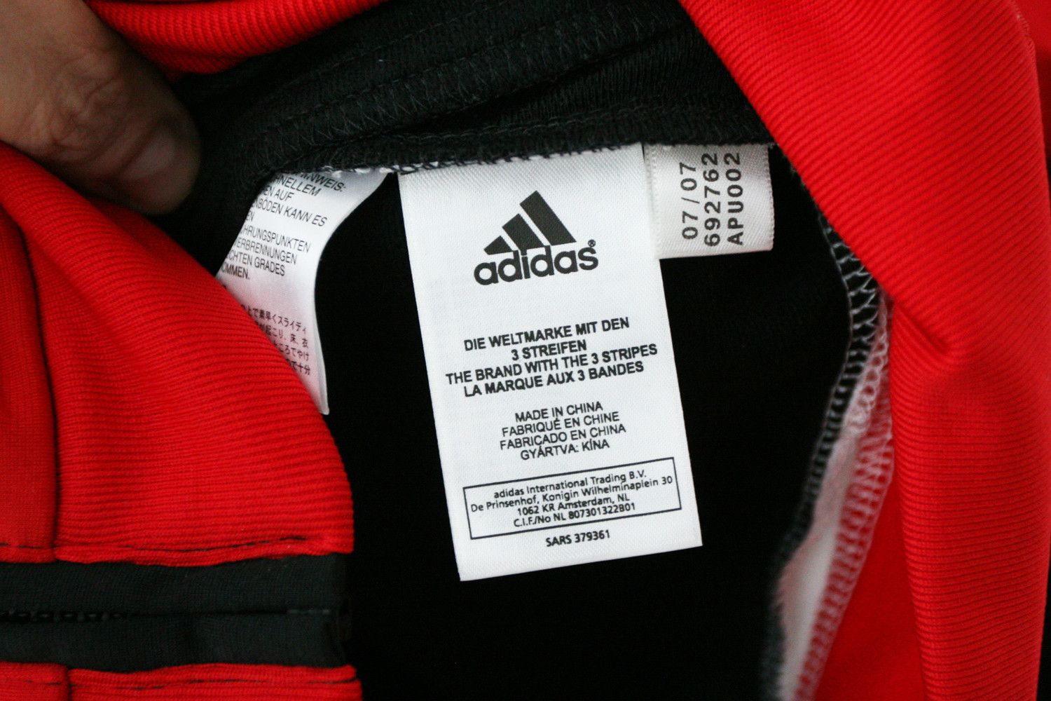 Adidas Vintage Adidas AC Milan 2007 2008 Training Jacket Blokecore Size US M / EU 48-50 / 2 - 5 Thumbnail