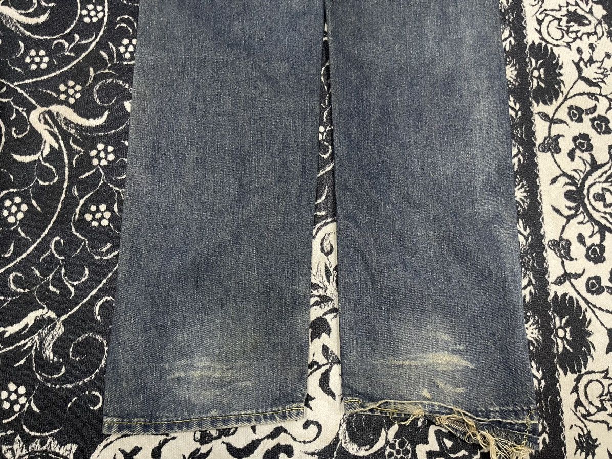 Lee 80s LEE RIDERS RARE ONESIDE SALVADGE DISTRESSED ON TALON ZIP Size US 31 - 13 Thumbnail