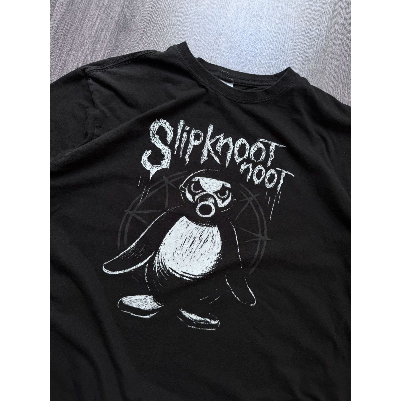 Band Tees × Vintage Vintage Slipknot Dark Penguin t-shirt Size US XL / EU 56 / 4 - 2 Thumbnail
