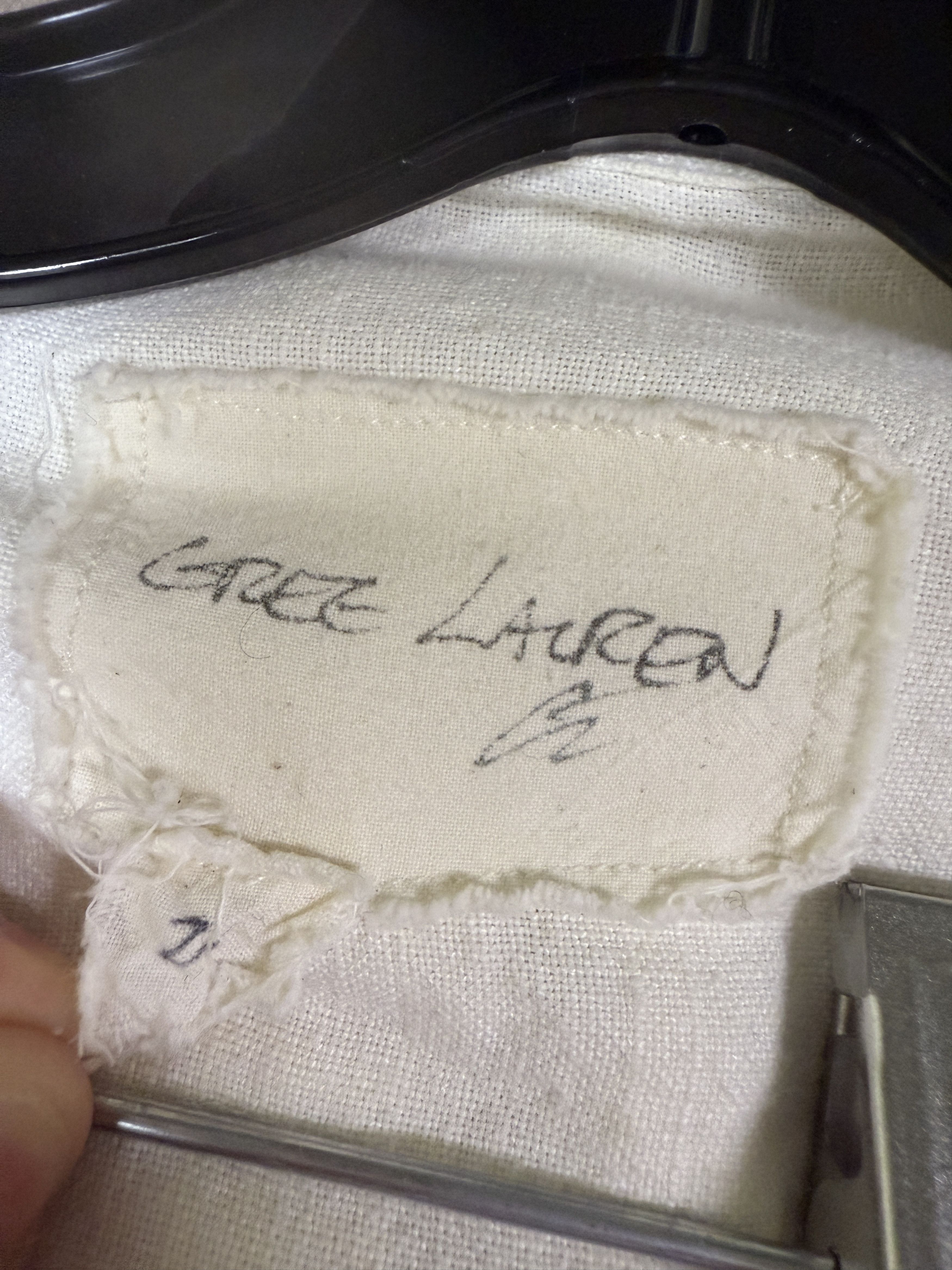 Greg Lauren Greg Lauren Ivory Linen Safari Nomad Jacket Size M / US 6-8 / IT 42-44 - 3 Thumbnail