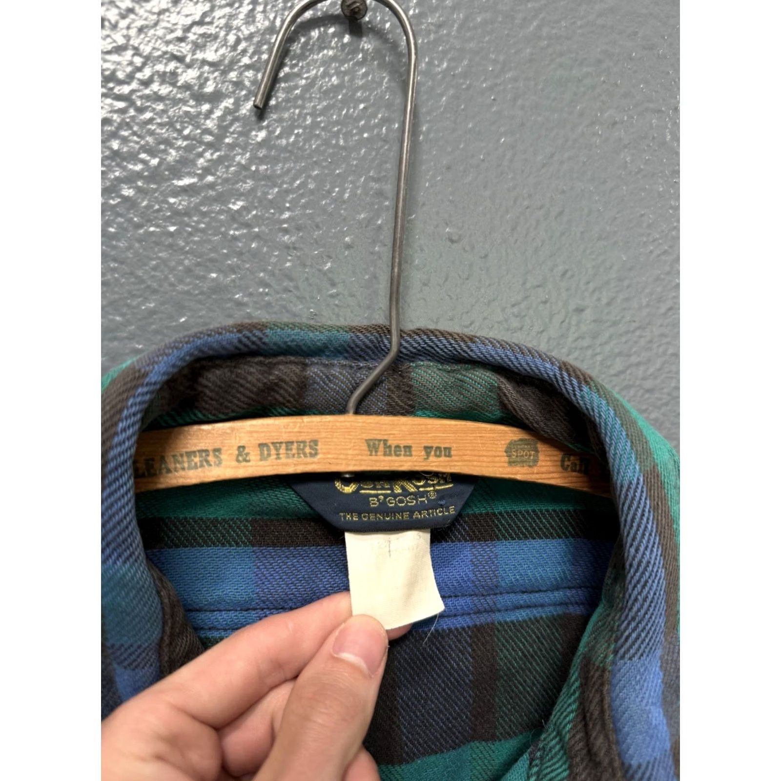 Vintage VINTAGE Osh Kosh Shirt Men’s Large Flannel Plaid Cotton Button Up 80’s Size US L / EU 52-54 / 3 - 2 Thumbnail