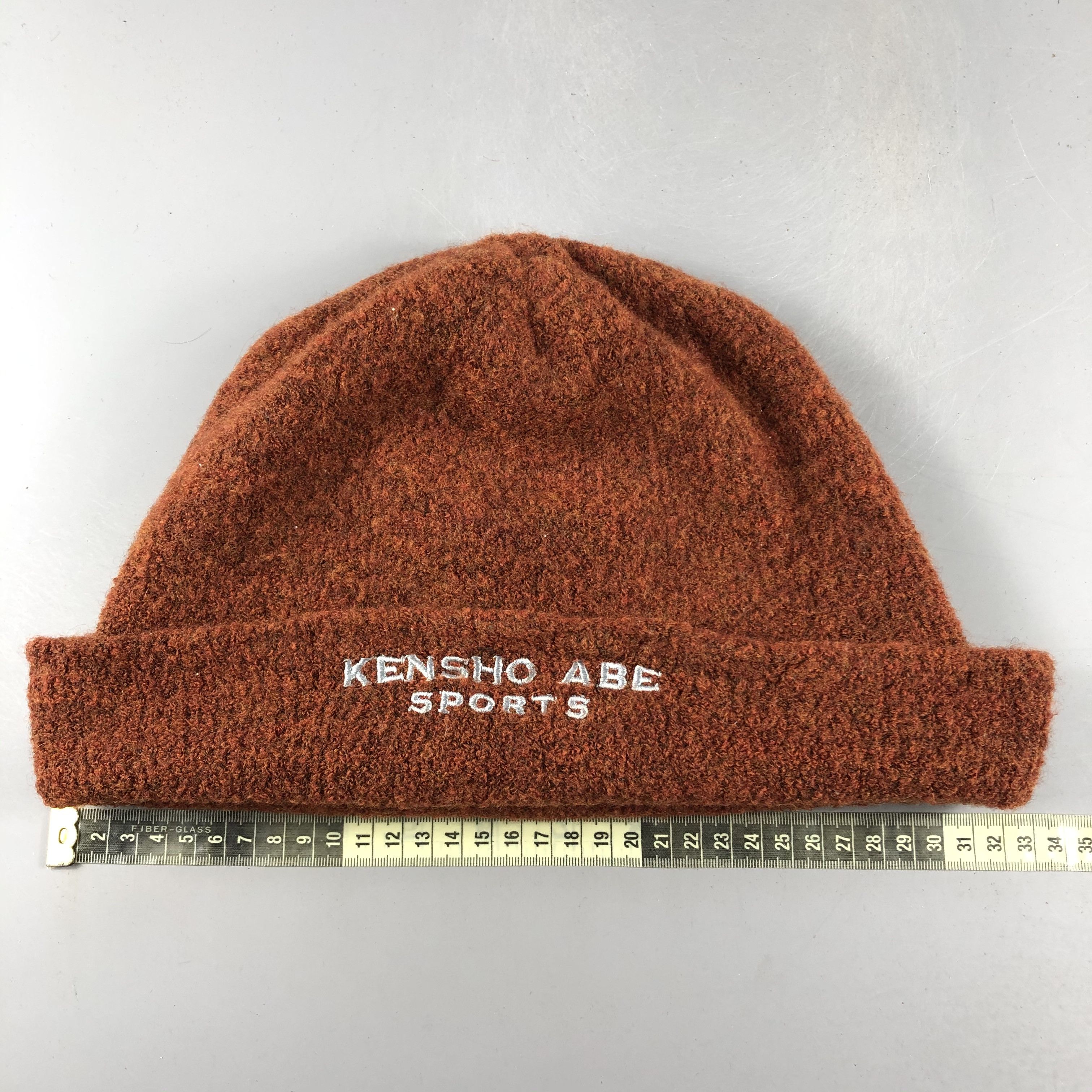 Kensho Abe × Vintage Kensho Abe Sports Beanie Snow Hat Snow Cap -D478 Size ONE SIZE - 3 Thumbnail