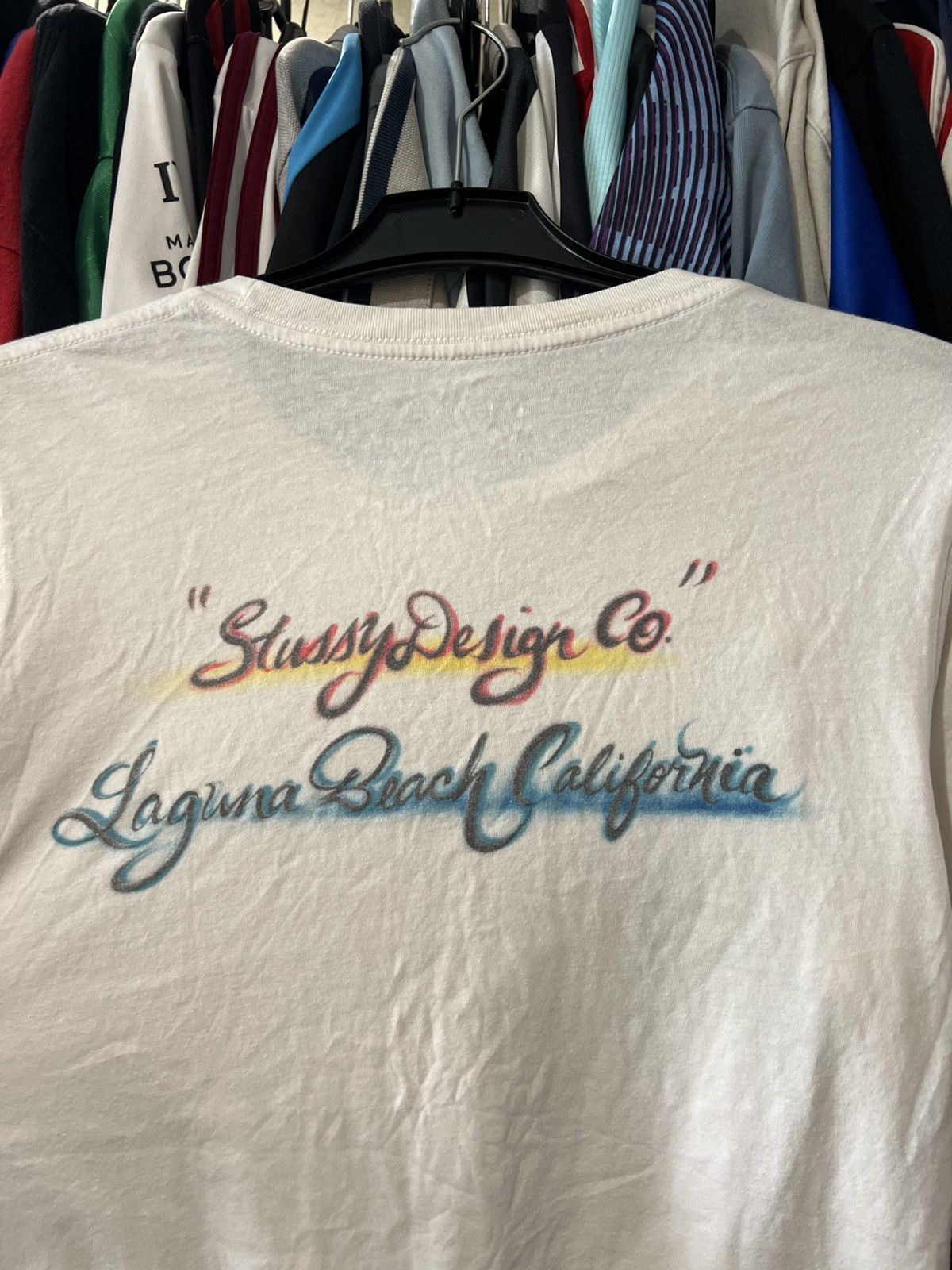 Stussy VINTAGE STUSSY DESIGN CO LAGUNA BEACH CALIFORNIA T SHIRT S Size US S / EU 44-46 / 1 - 8 Thumbnail